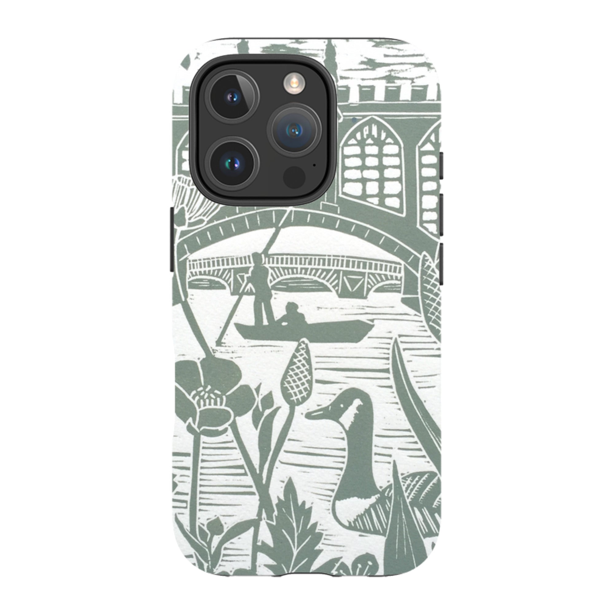 iPhone Tough Case - Punting At Cambridge By Kate Heiss