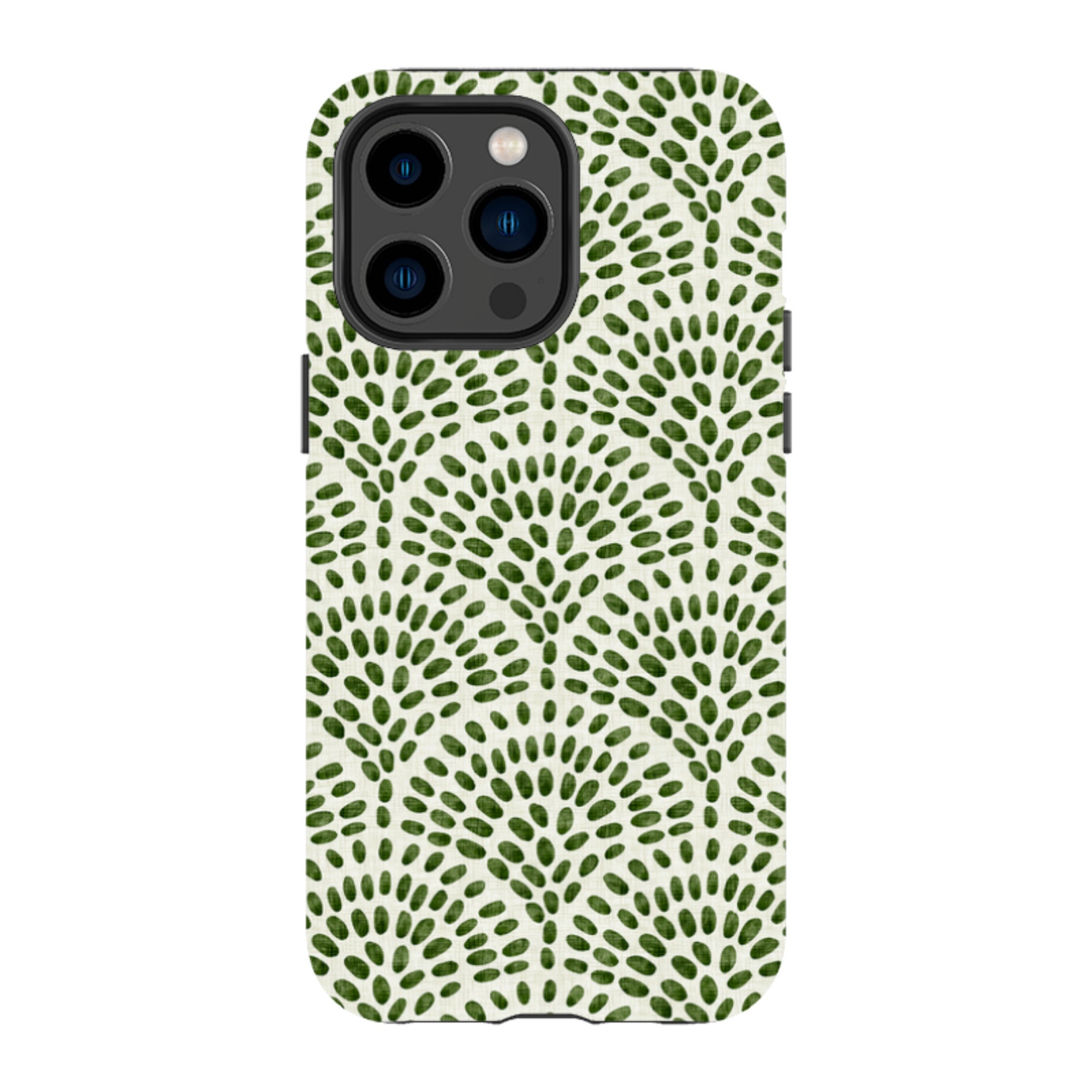 iPhone Tough Case - Scallop - Green By Katherine Quinn