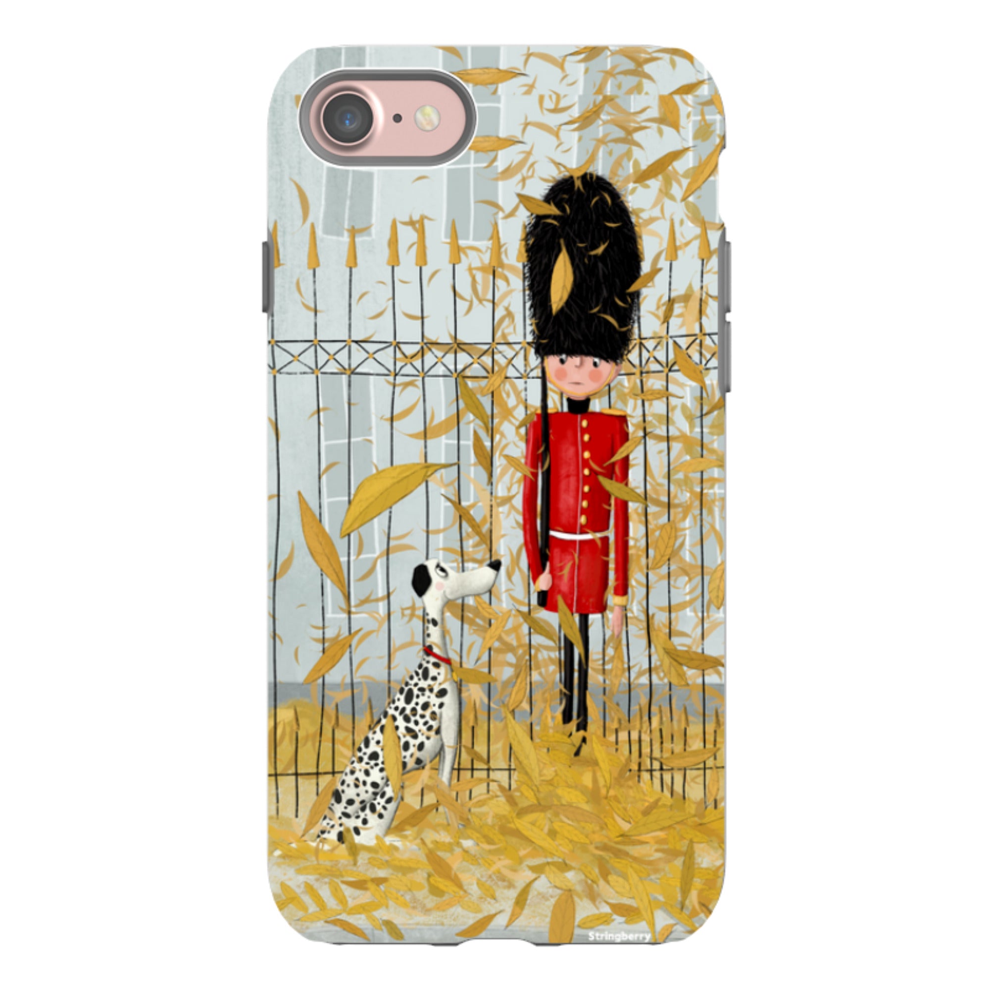 iPhone Tough Case - London In Leaves By Maja Lindberg