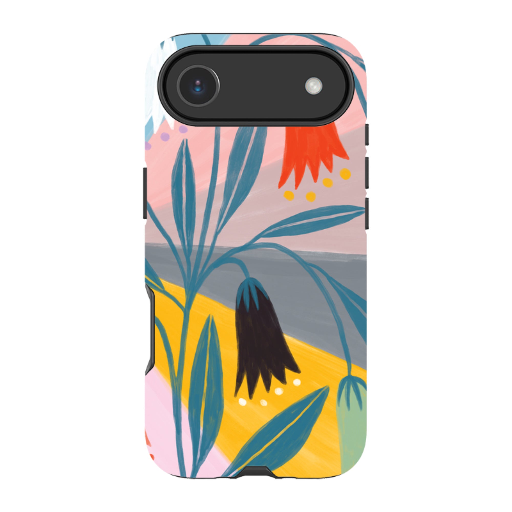 iPhone Tough Case - Bell Flowers By Lee Foster Wilson