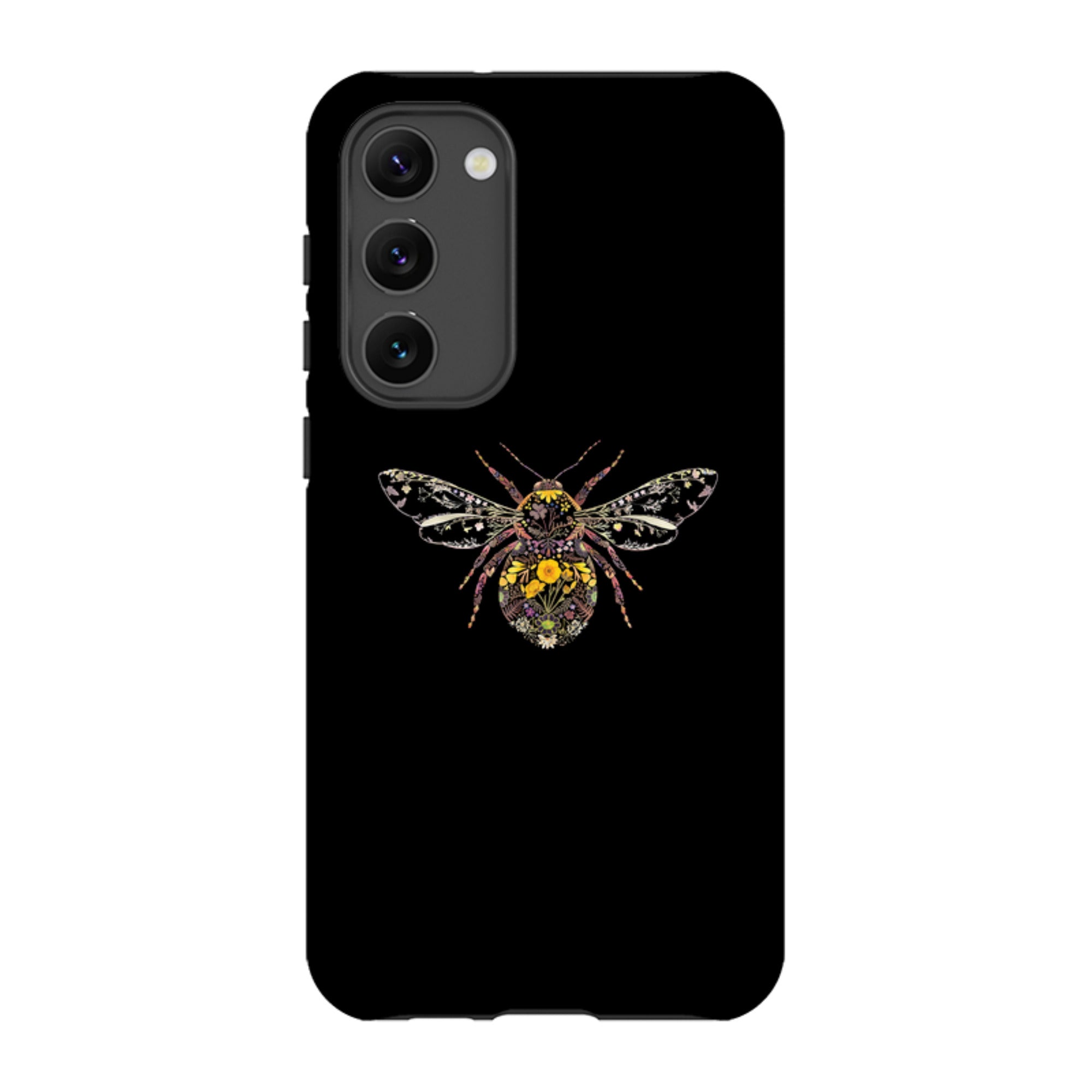 Samsung Tough  Case - Floral Bumble Bee By Helen Ahpornsiri