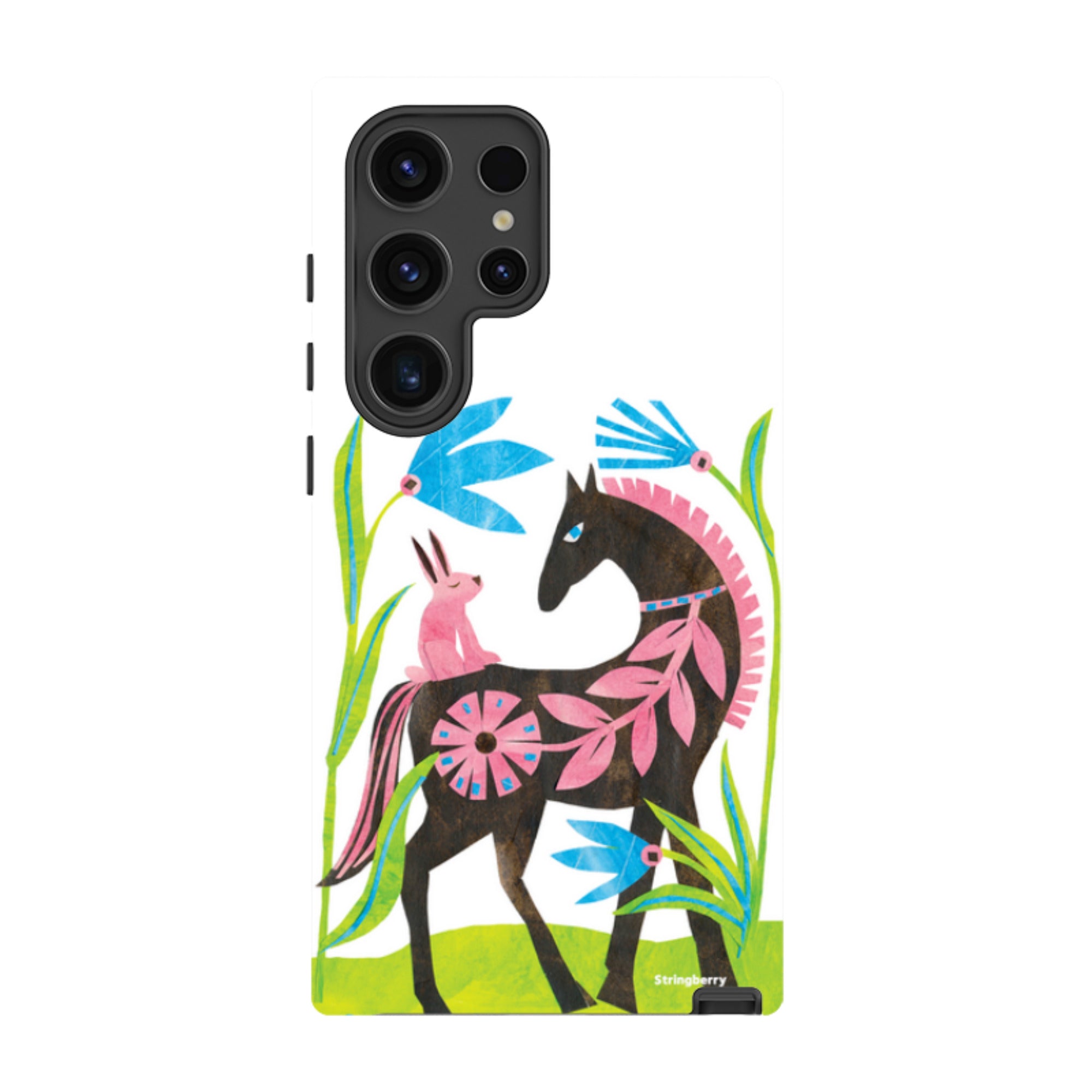 Samsung Tough Case - Folk Horse And Bunny By Tracey English