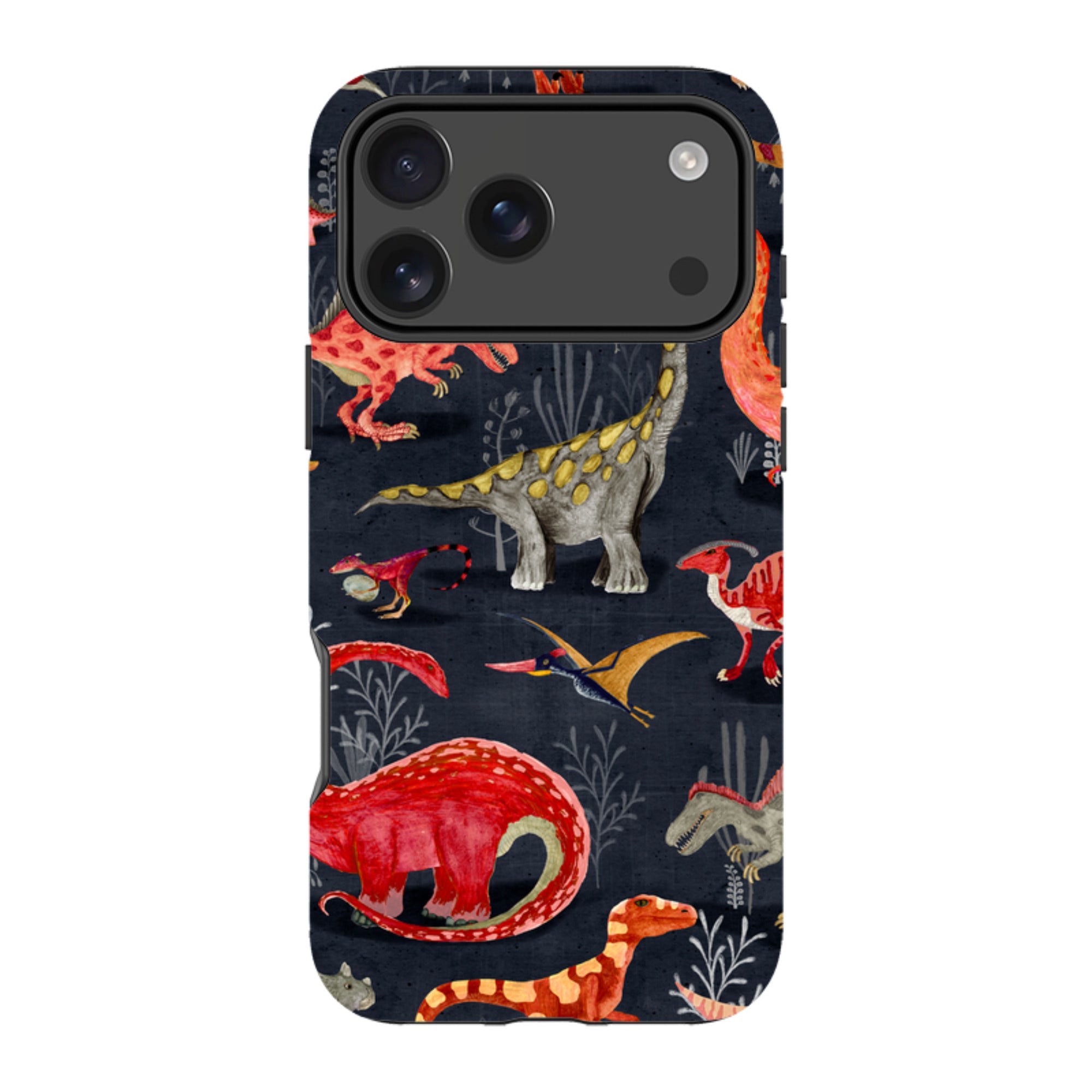 iPhone Tough Case - Parisian Dinosaurs By Katherine Quinn
