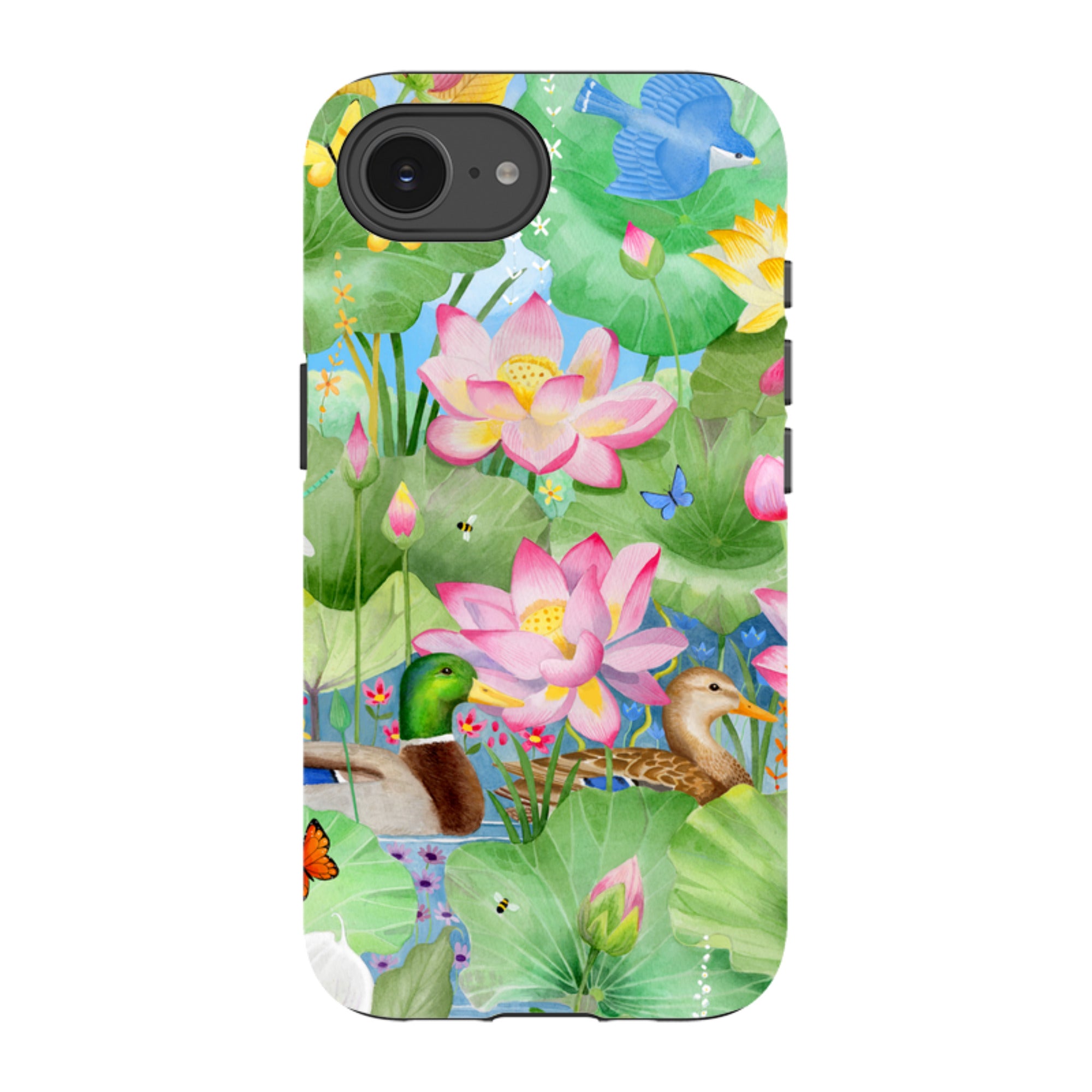 iPhone Tough Case - Waterlily Pond By Bex Parkin