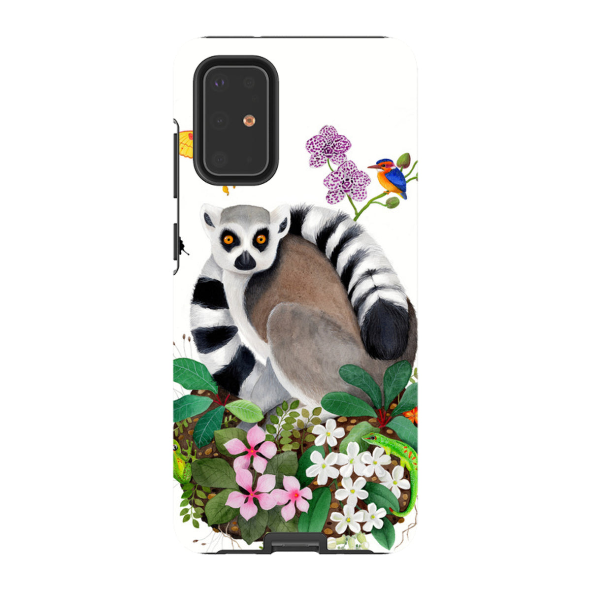 Samsung Tough Case - Madagascar Lemur By Bex Parkin