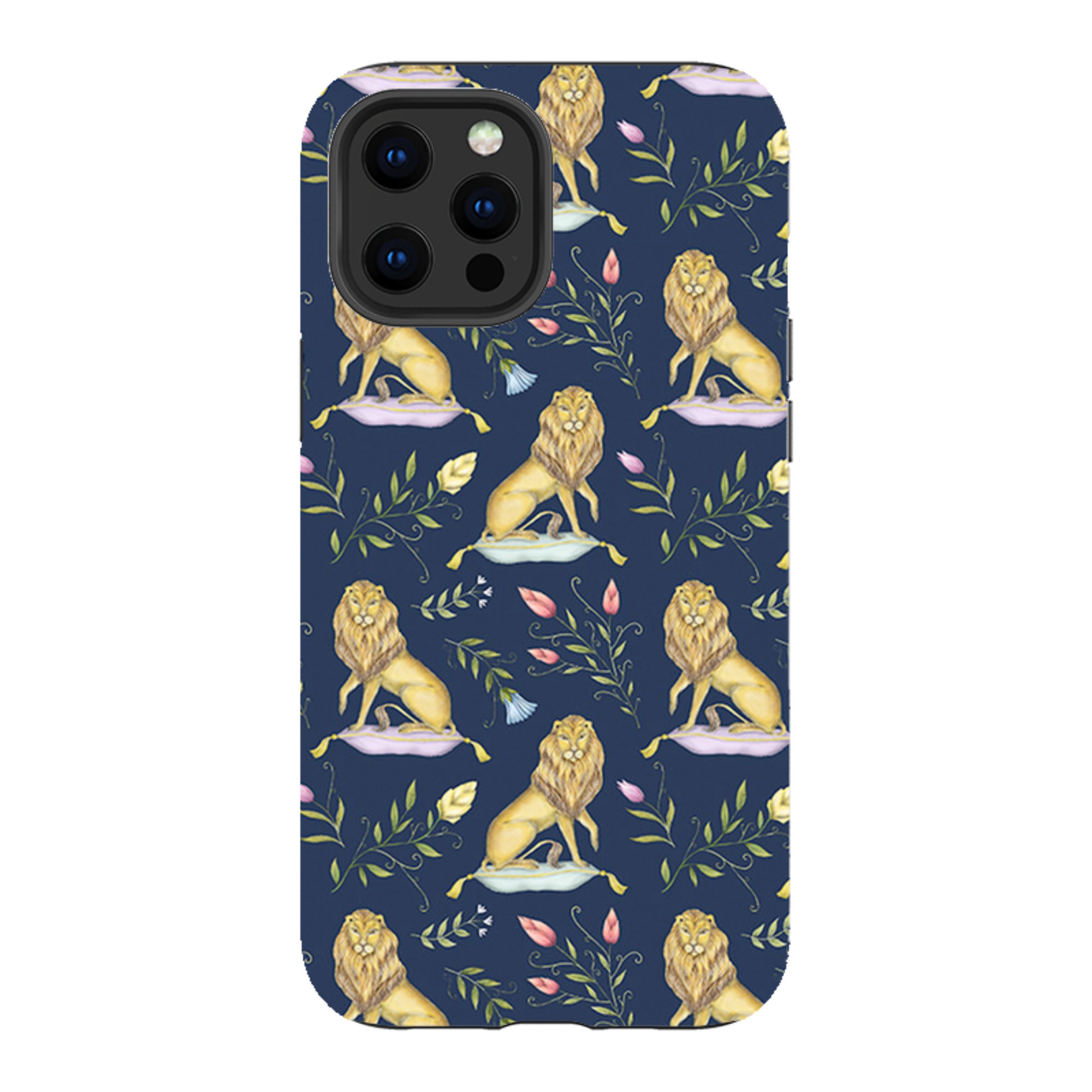iPhone Tough Case - Leo Et Flores Navy By Catherine Rowe