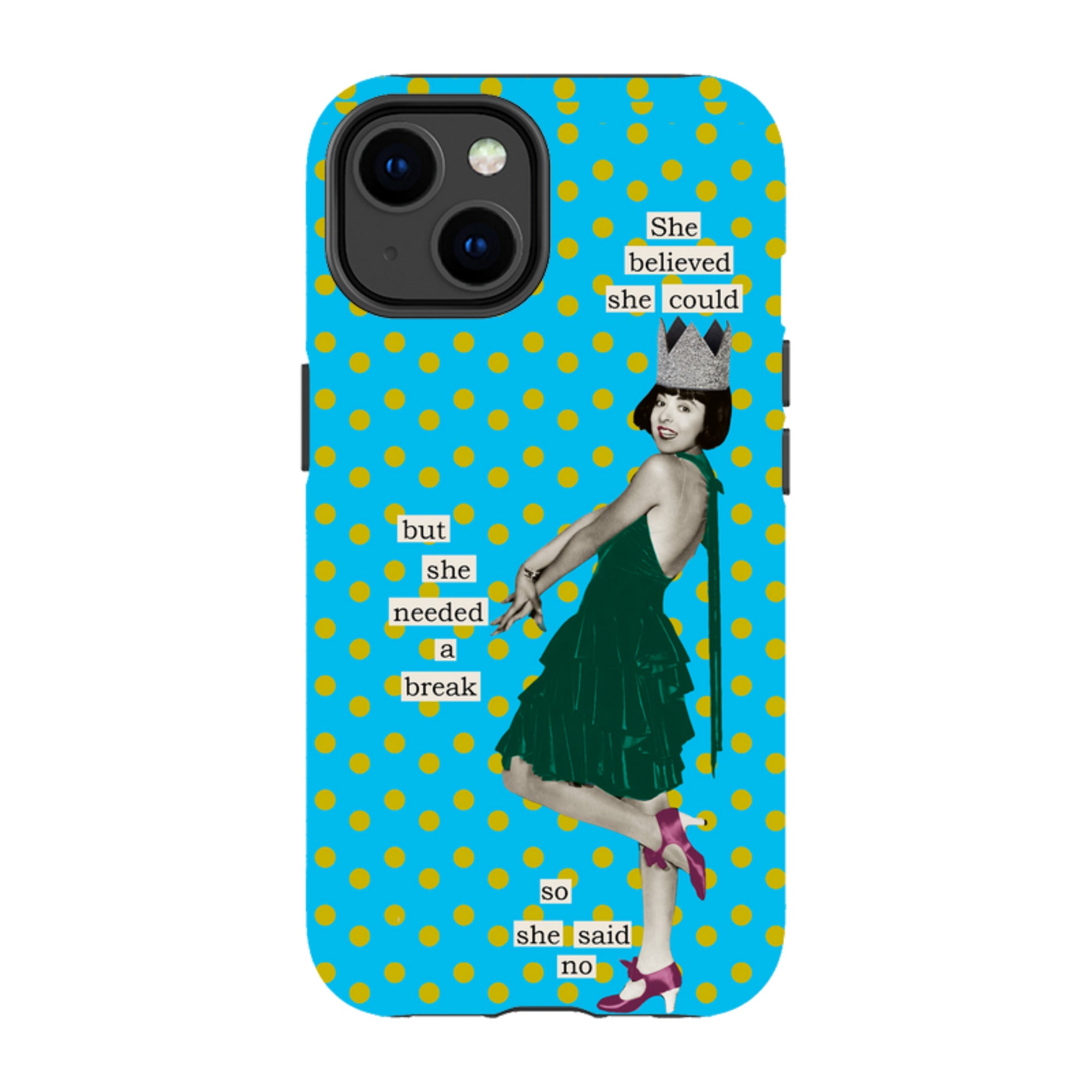 iPhone Tough Case - She Believed She Could By Clare Jordan