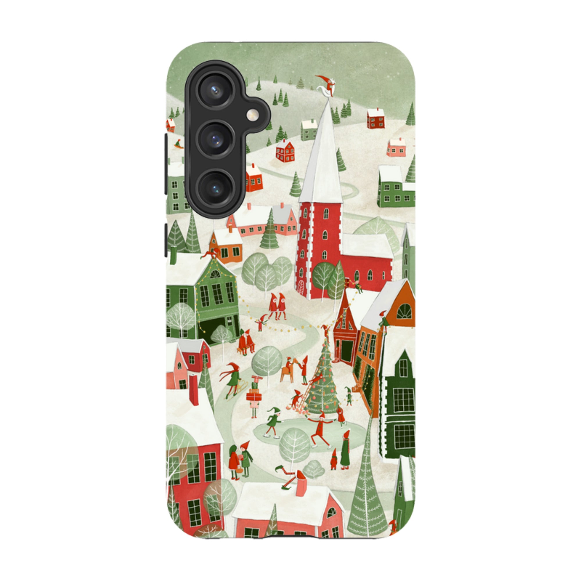 Samsung Tough Case - Christmas Town By Maja Lindberg