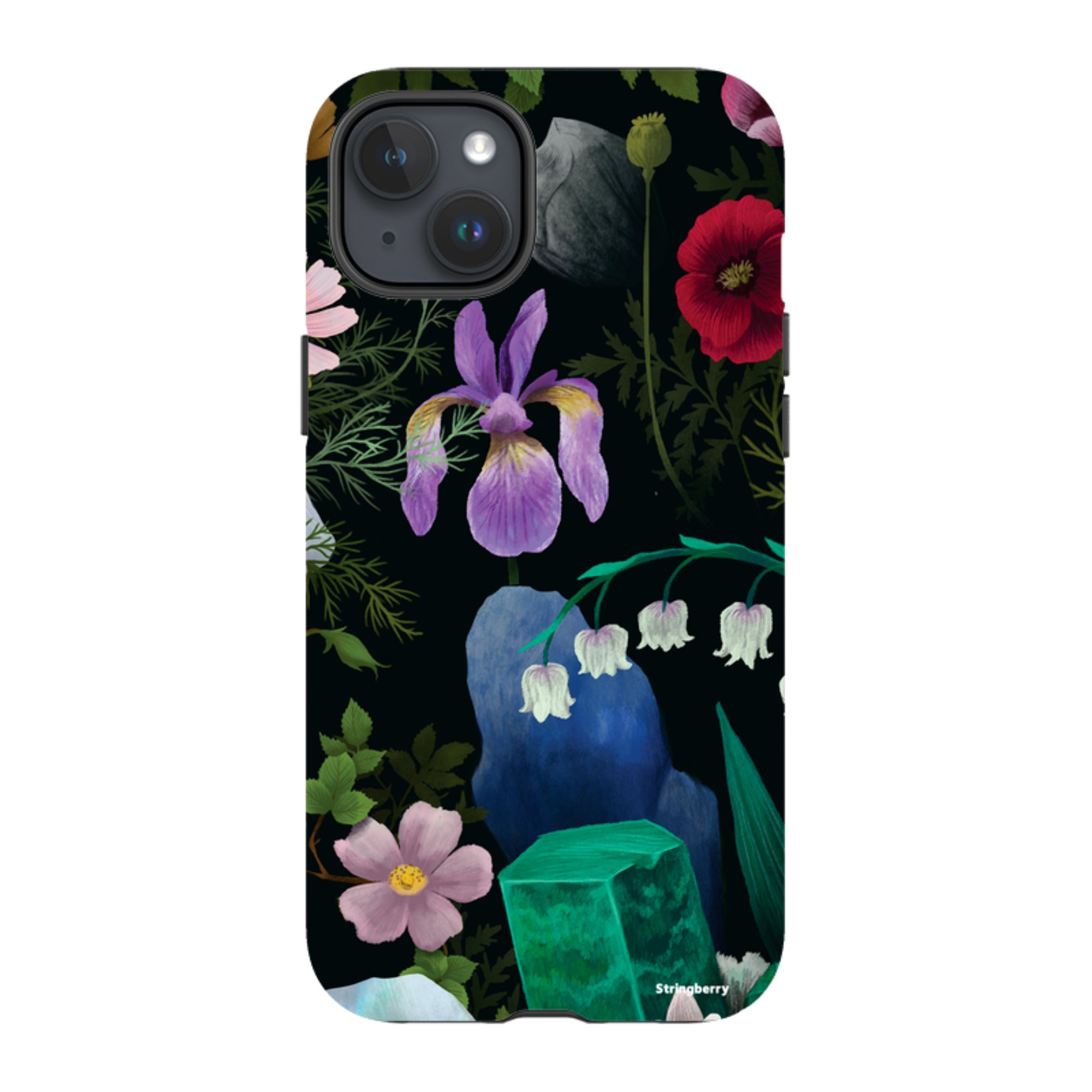 iPhone MagSafe Tough Case - Crystal Flowers II By Anna Stead