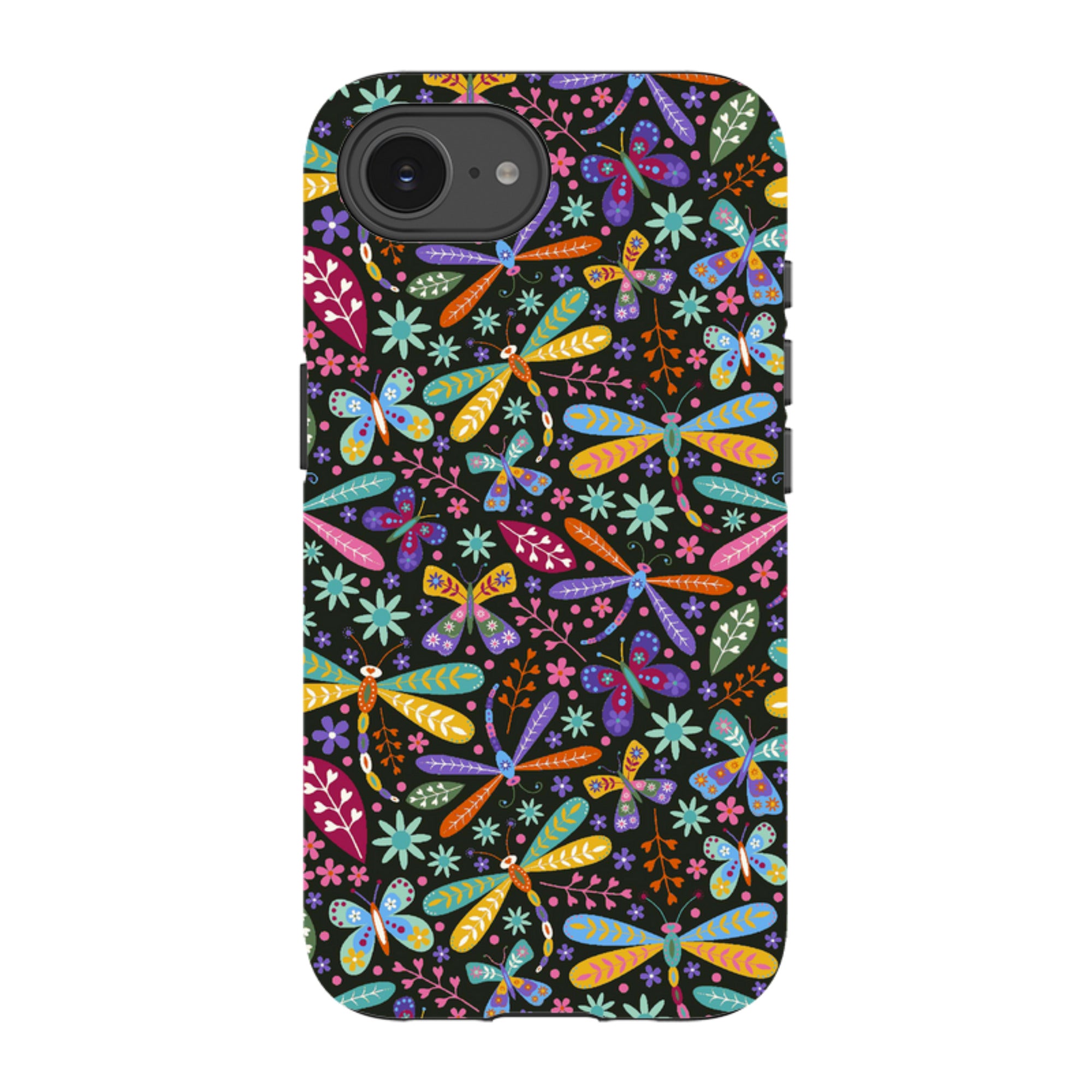 iPhone Tough Case - Dragonflies Multi By Suzy Taylor
