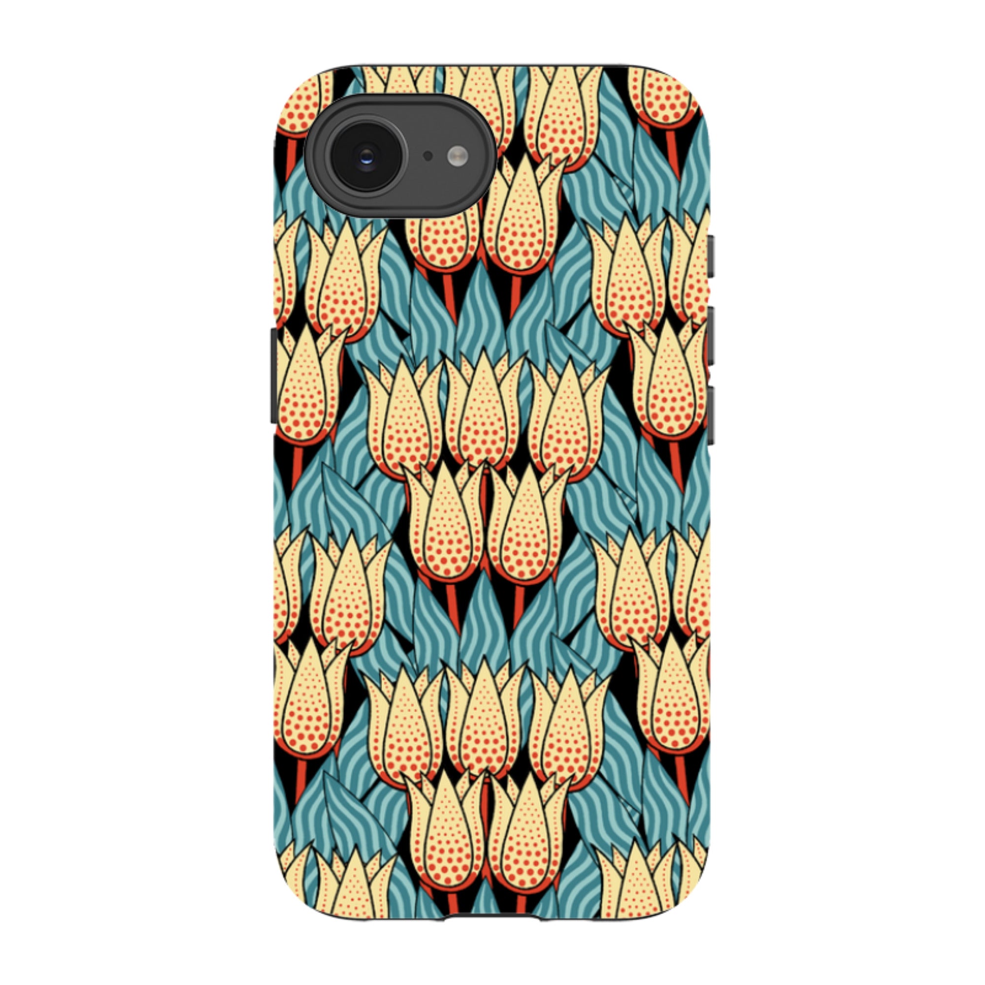 iPhone Tough Case - Spotty Tulip By Cressida Bell