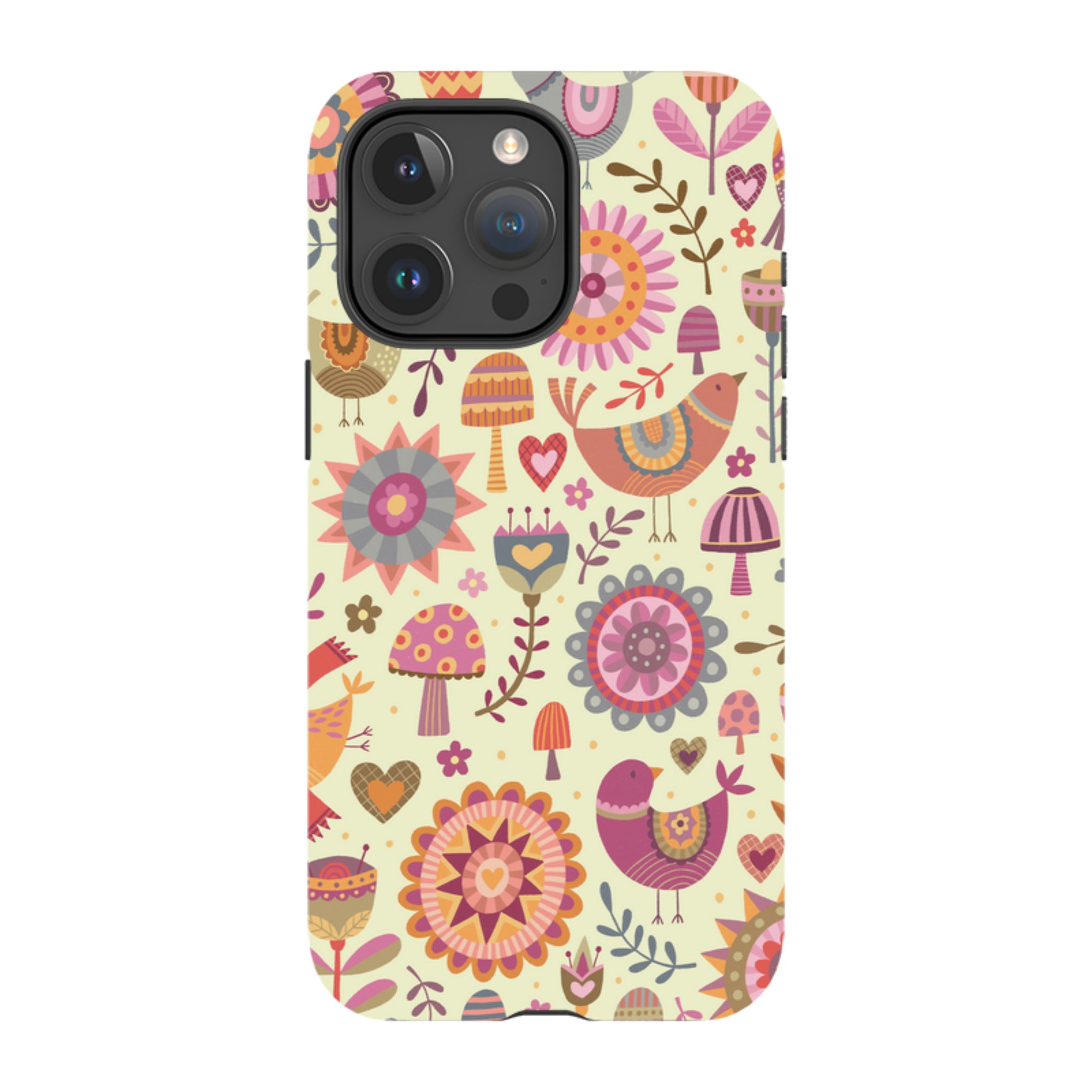 iPhone MagSafe Tough Case -  Bird Pattern II By Suzy Taylor