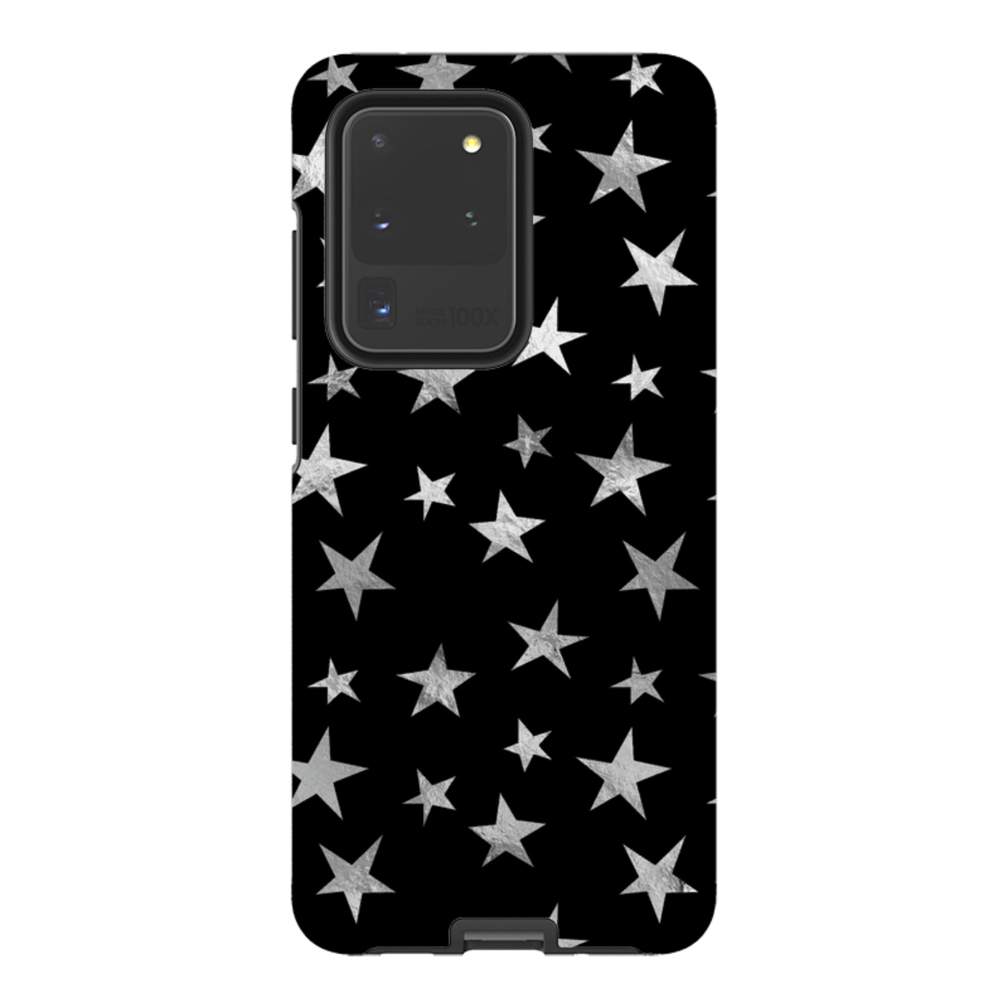 Samsung Tough Case - Black and Silver Stars