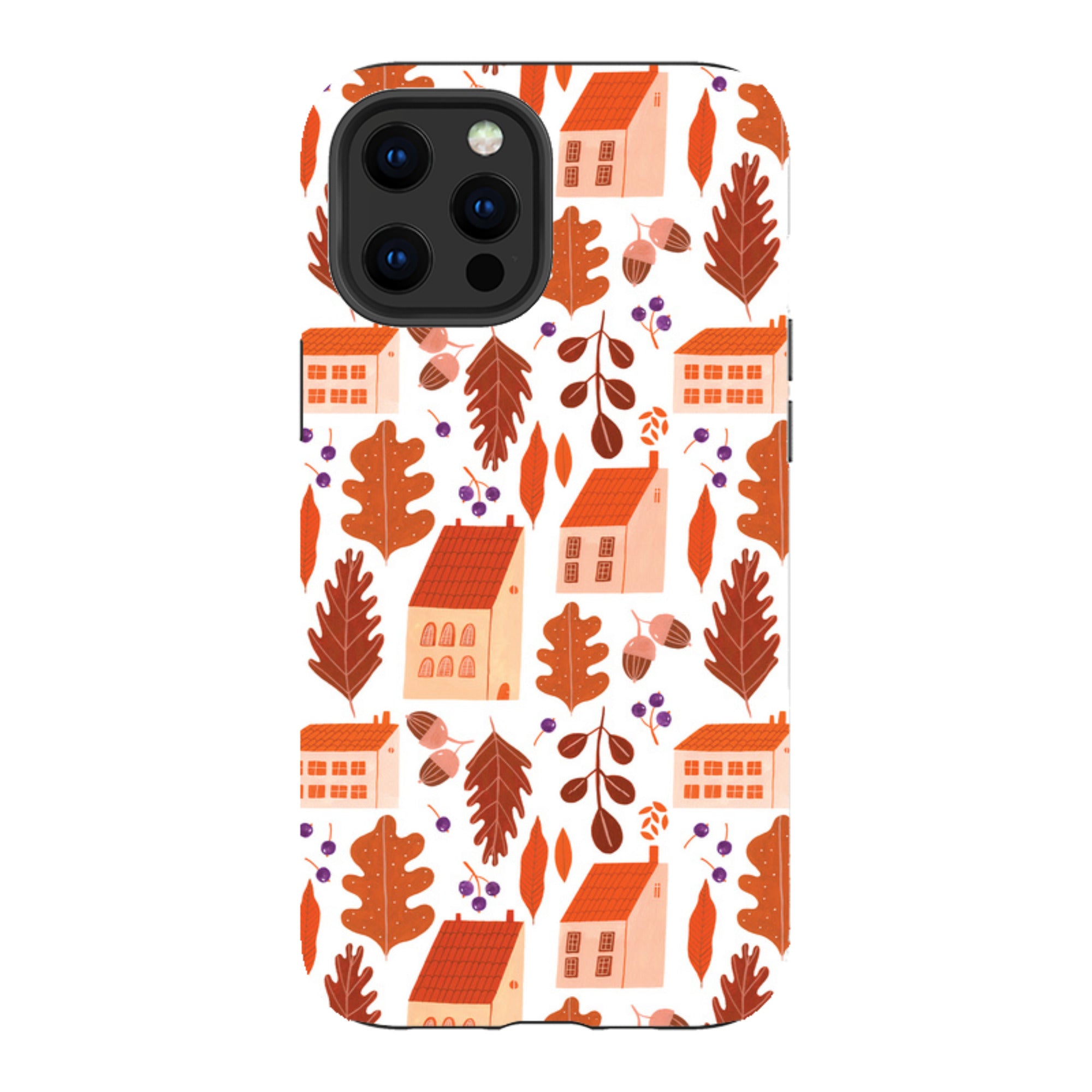 iPhone Tough Case - Autumn Pattern By Madalina Andronic