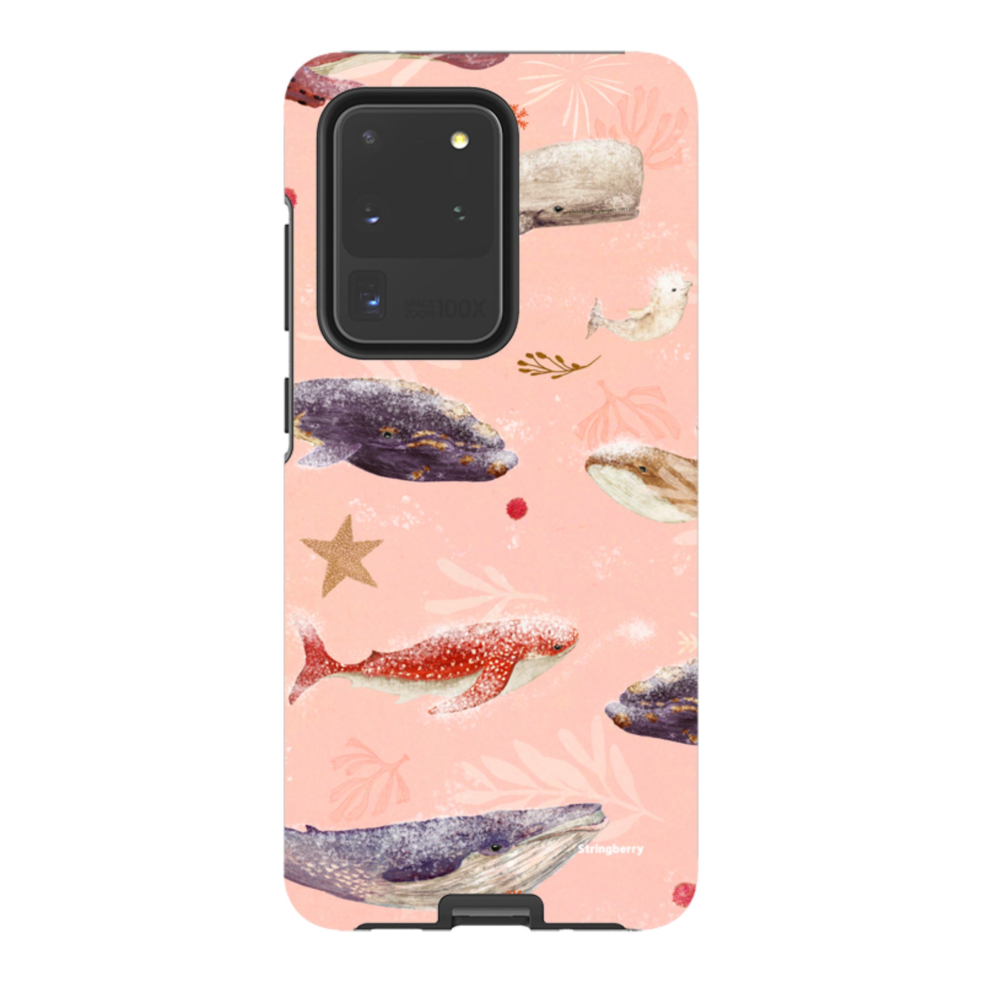 Samsung Tough Case - Sugar Plum Whales By Katherine Quinn