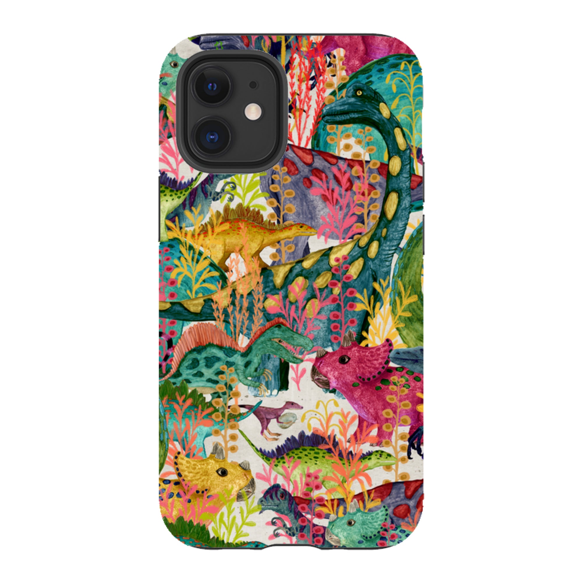 iPhone Tough Case - Dinosaur Jamboree By Katherine Quinn