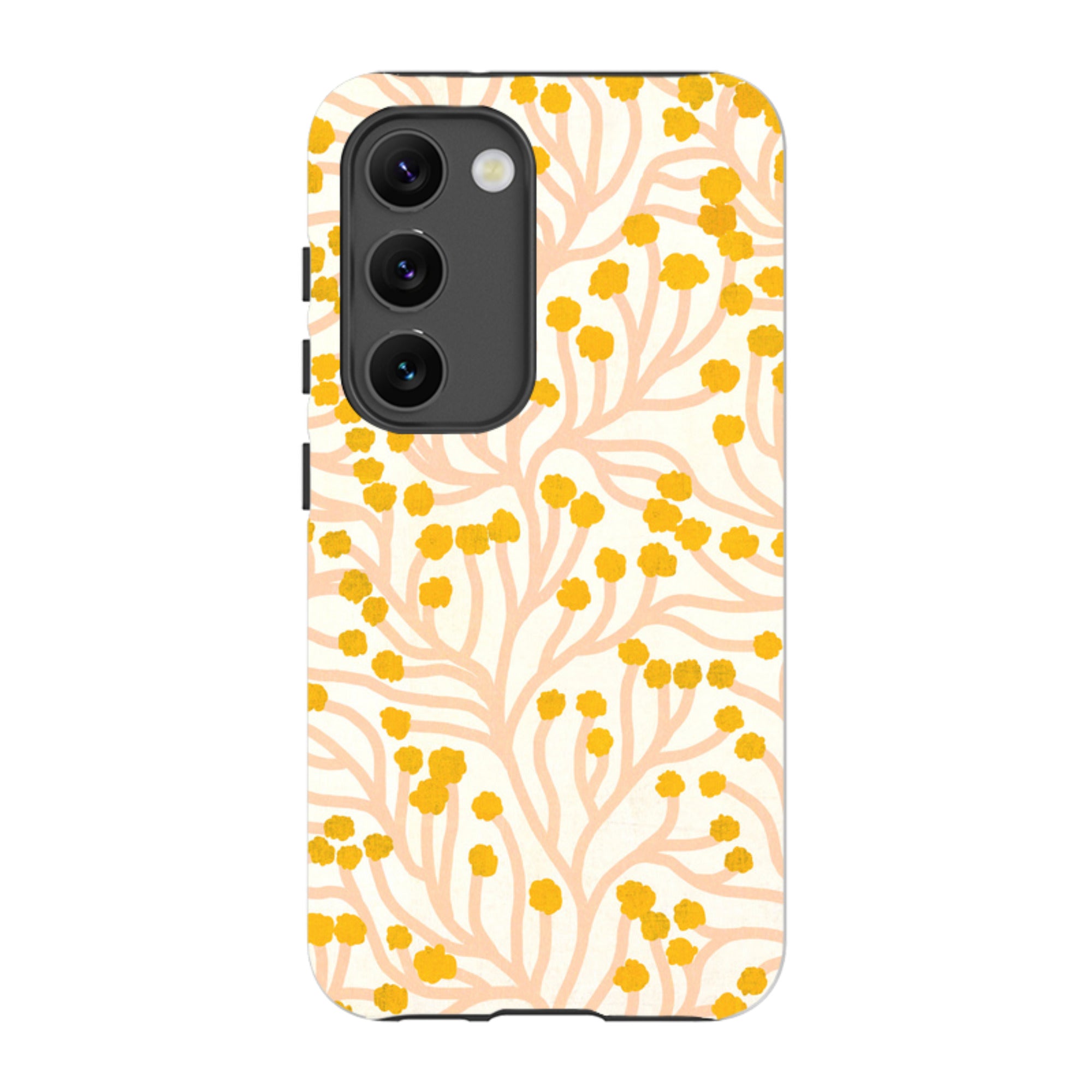 Samsung Tough Case - Vine Pink and Ochre By Katherine Quinn