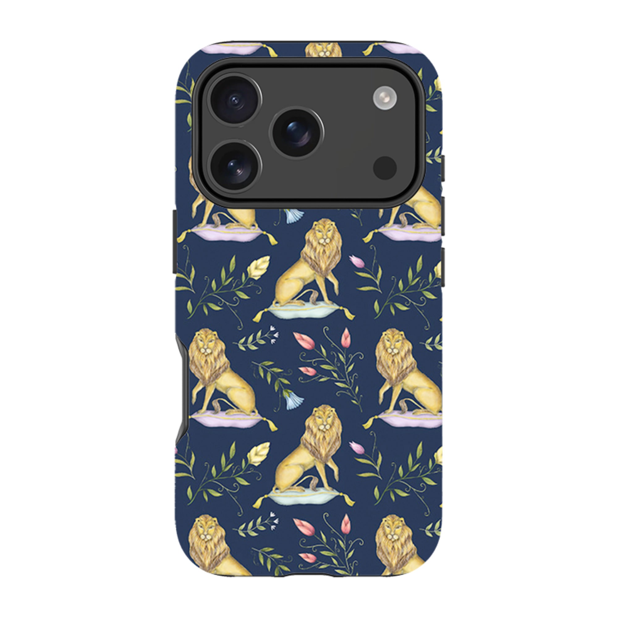 iPhone Tough Case - Leo Et Flores Navy By Catherine Rowe