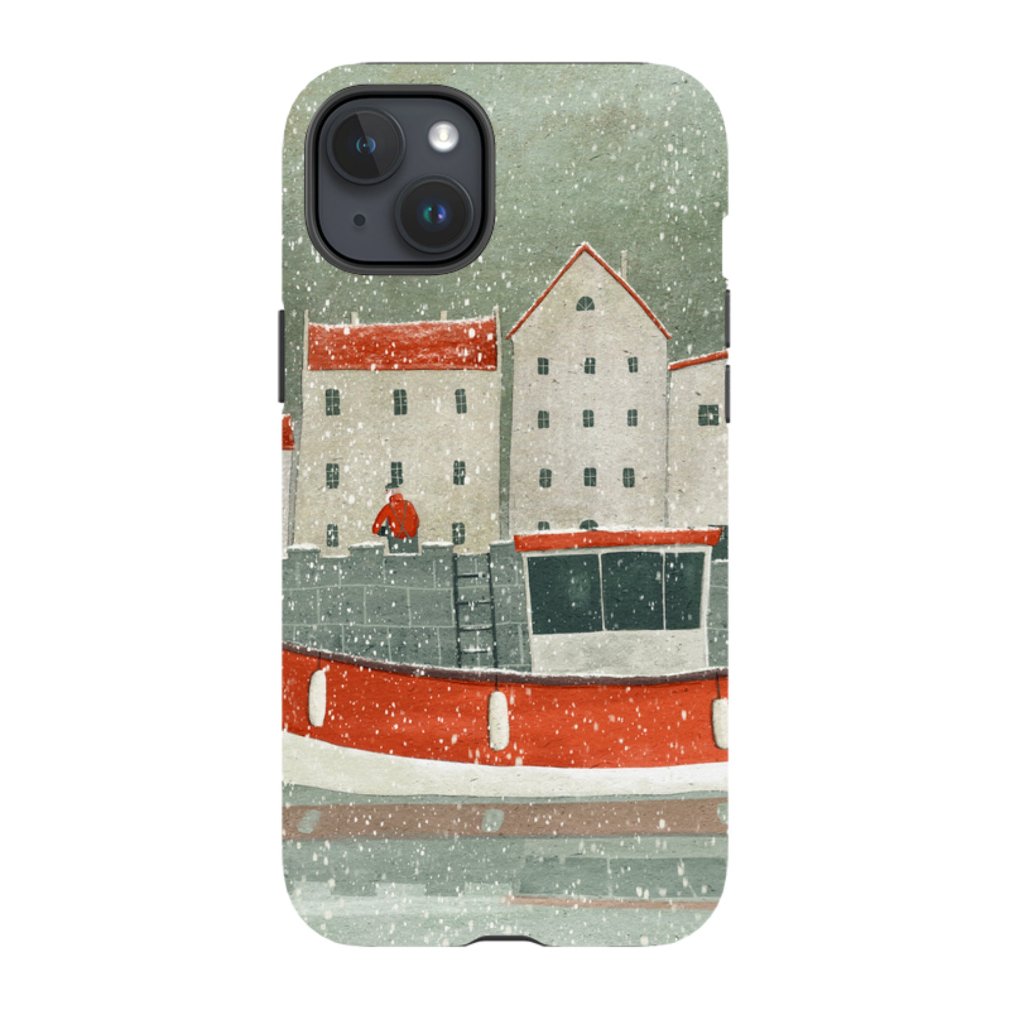 iPhone Tough Case - Christmas Harbour By Maja Lindberg