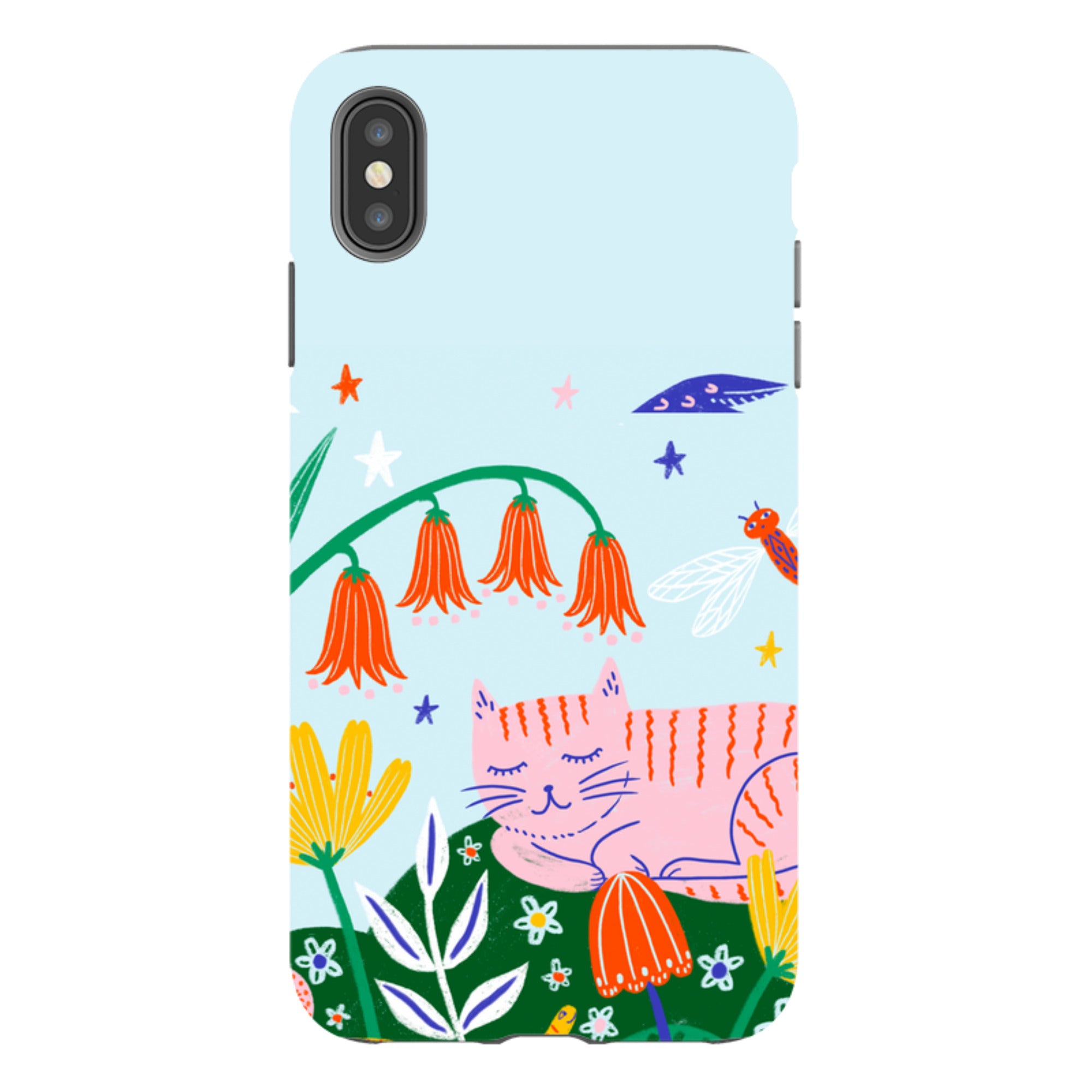iPhone Tough Case - Cat By Lee Foster Wilson