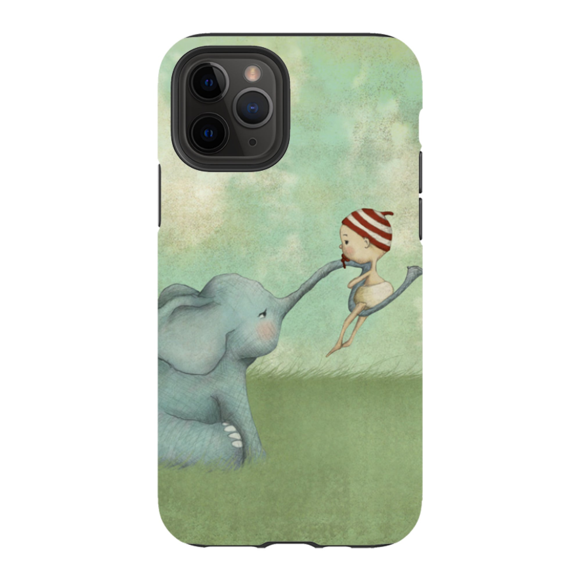 iPhone Tough Case - Elephant Baby By Maja Lindberg
