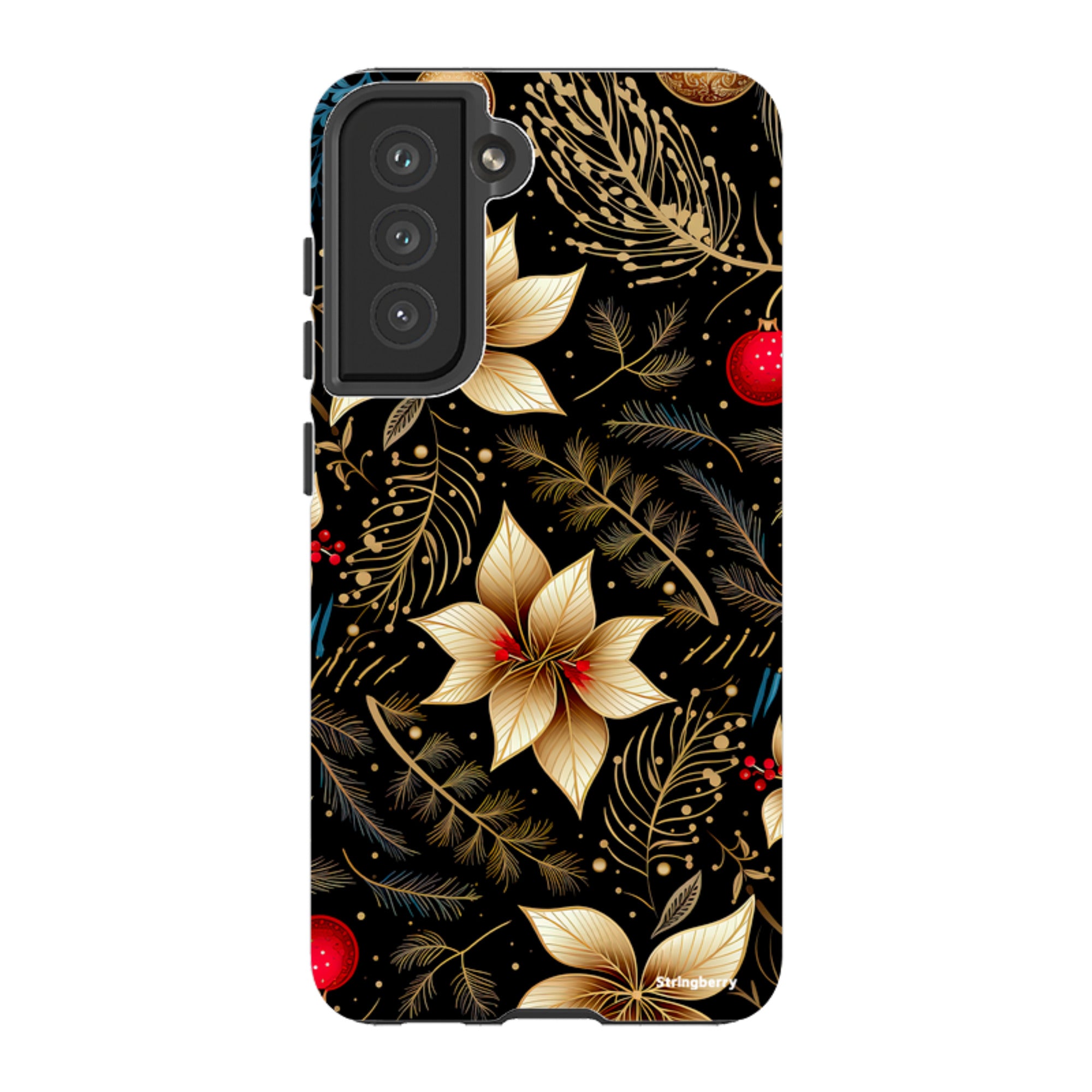 Samsung Tough Case -Golden Winter Floral