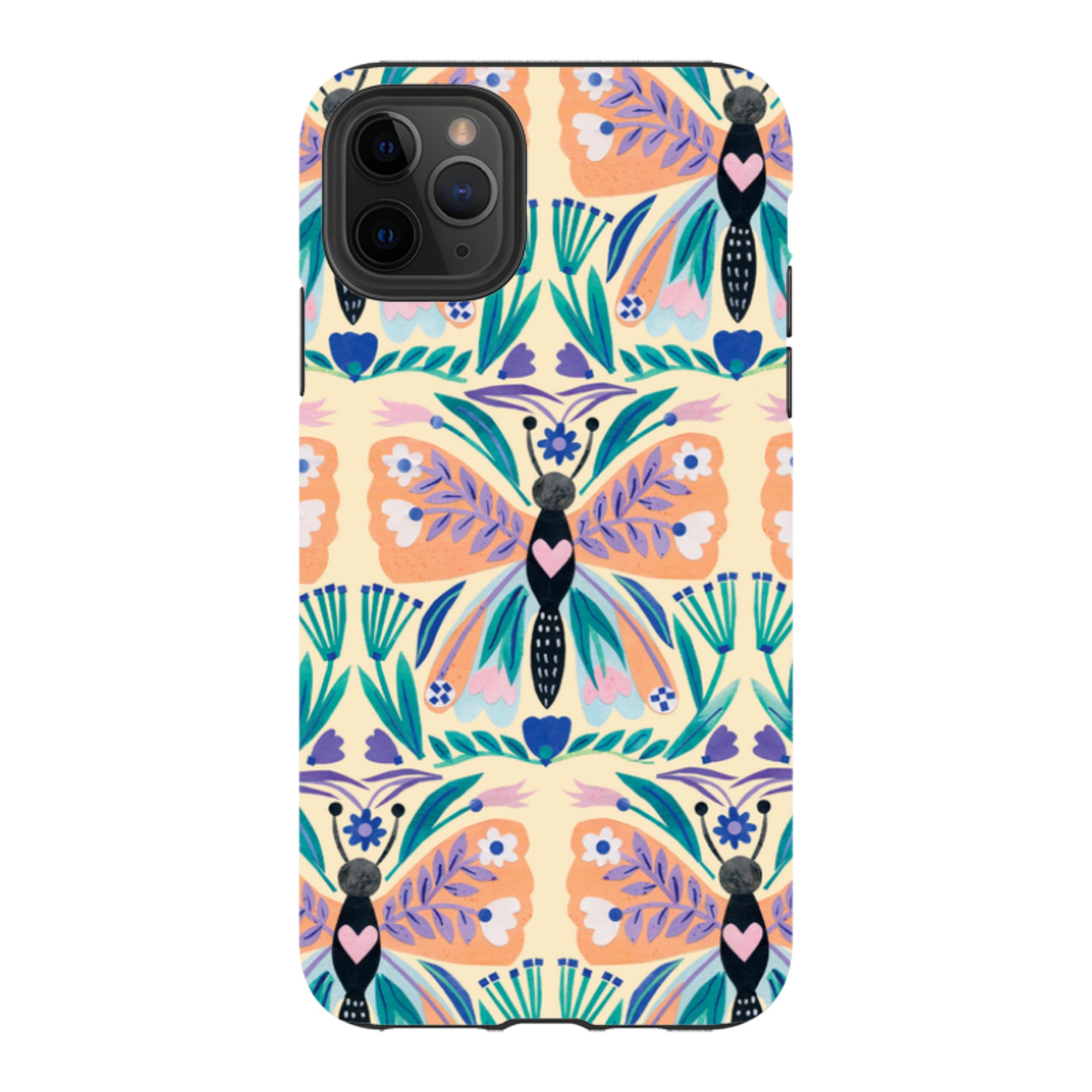 iPhone Tough Case - All Over Butterfly By Tracey English