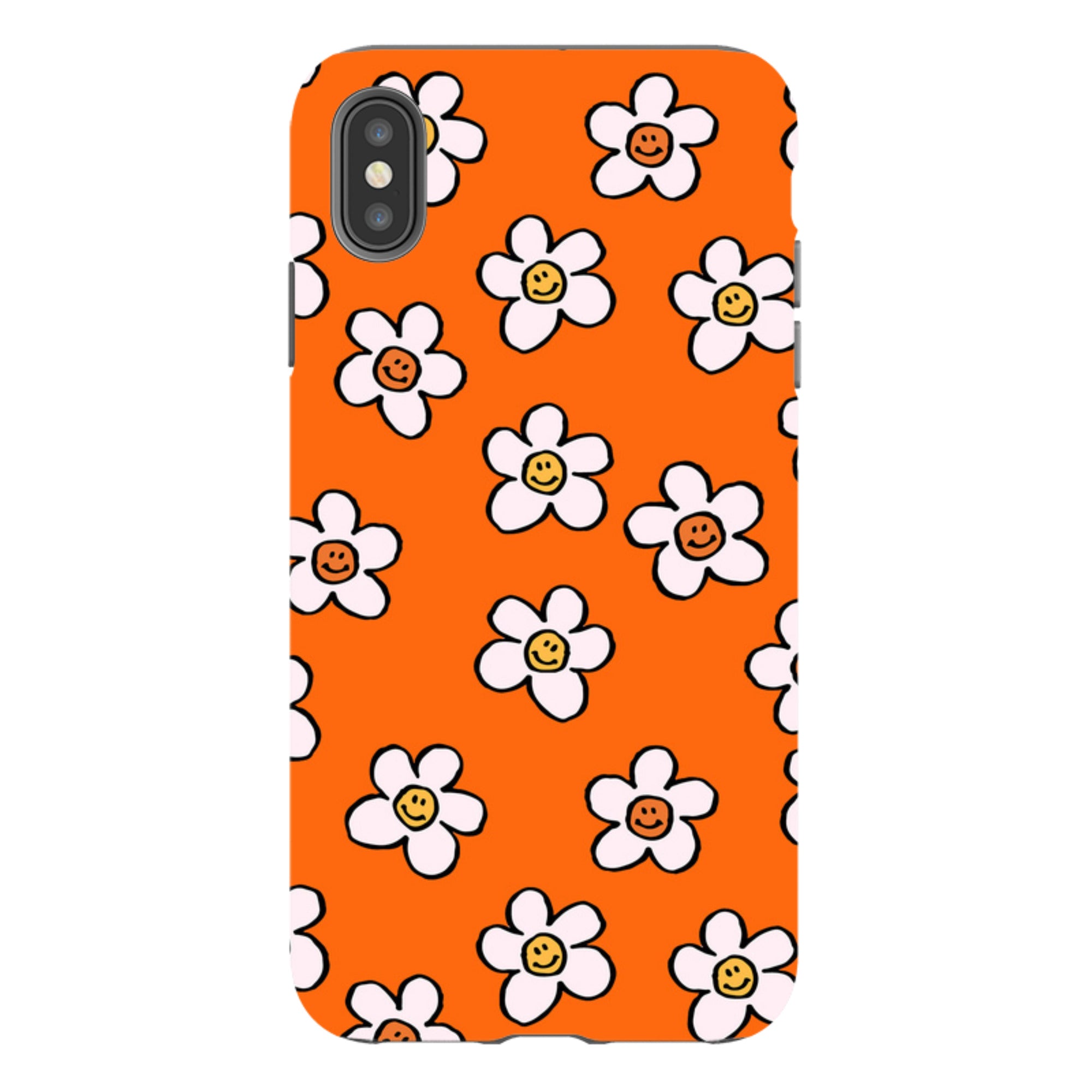 iPhone Tough Case - Smiley Orange