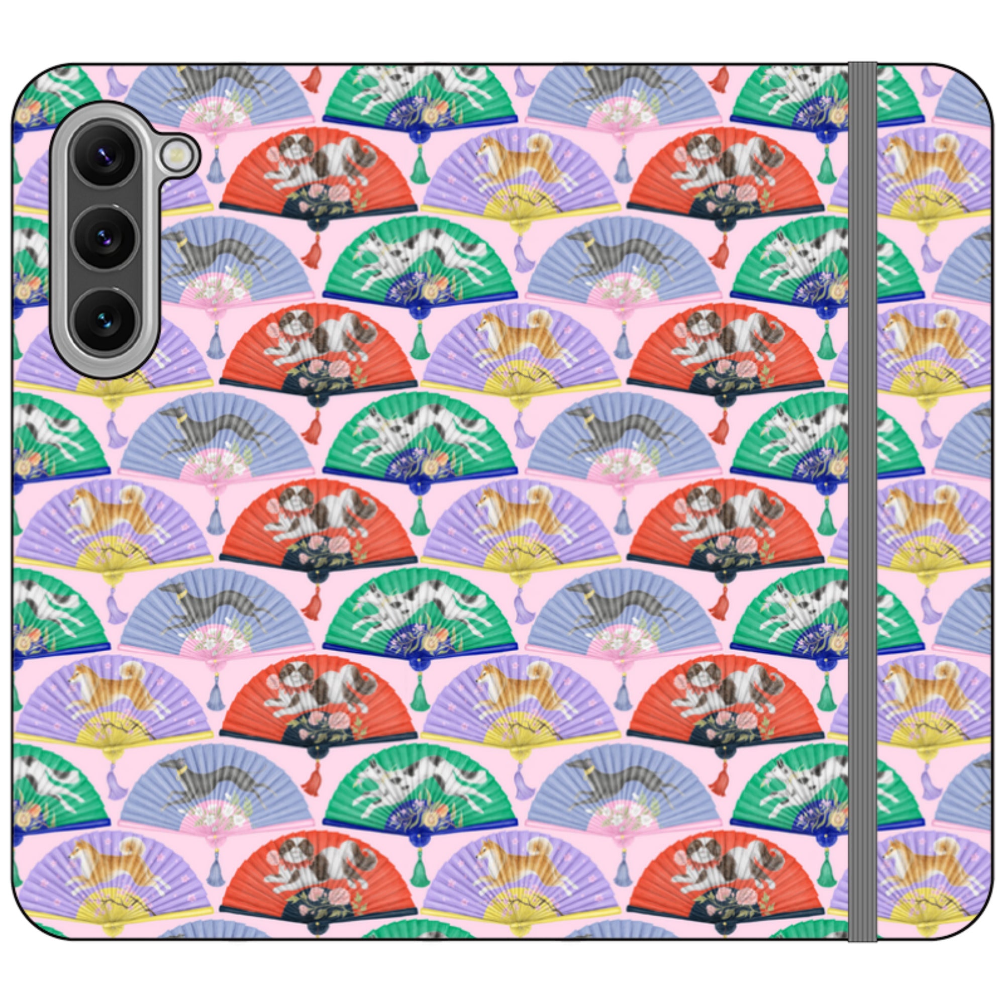 Dog Fan Wallet Case By Catherine Rowe