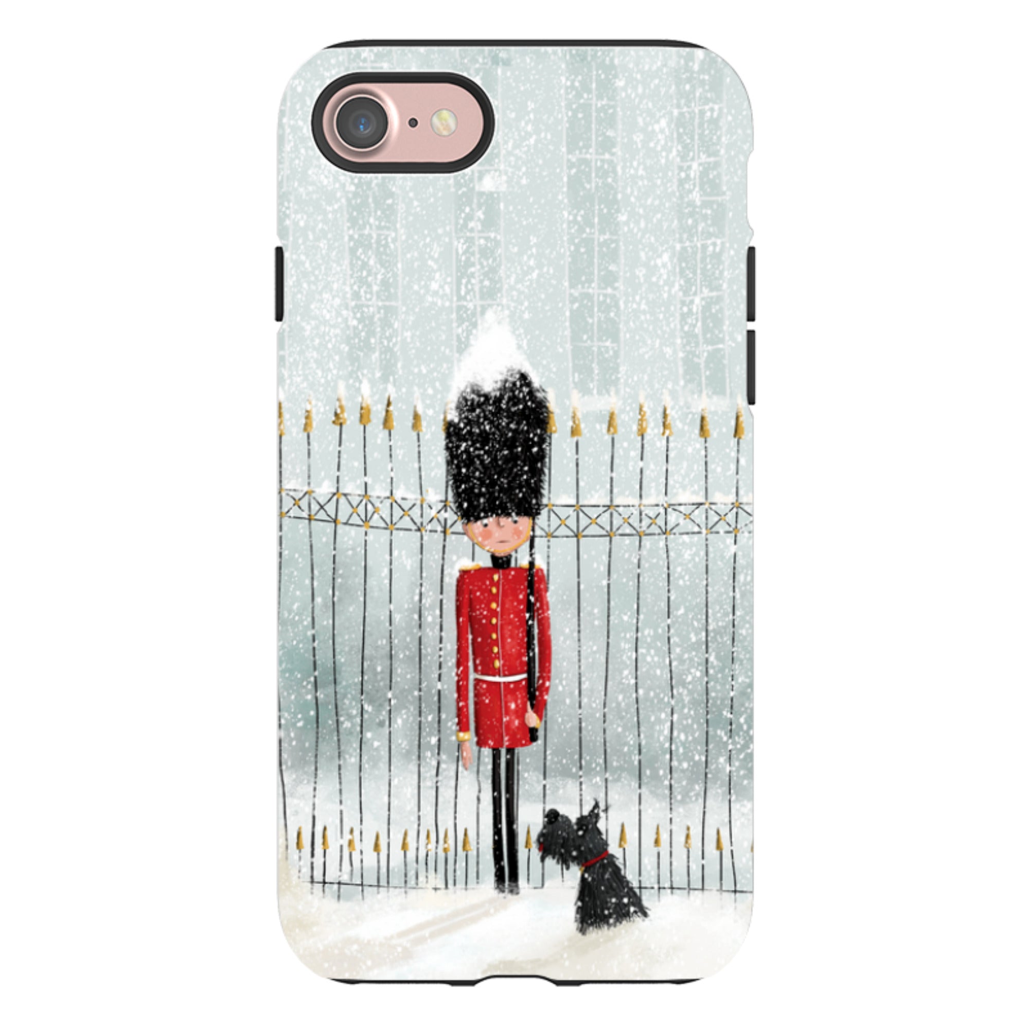 iPhone Tough Case - London In Snow By Maja Lindberg