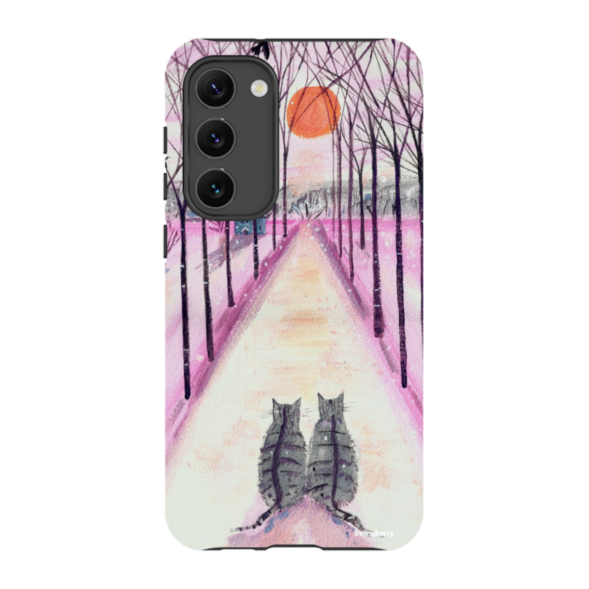Samsung Tough Case - Winter Cats By Mary Stubberfield