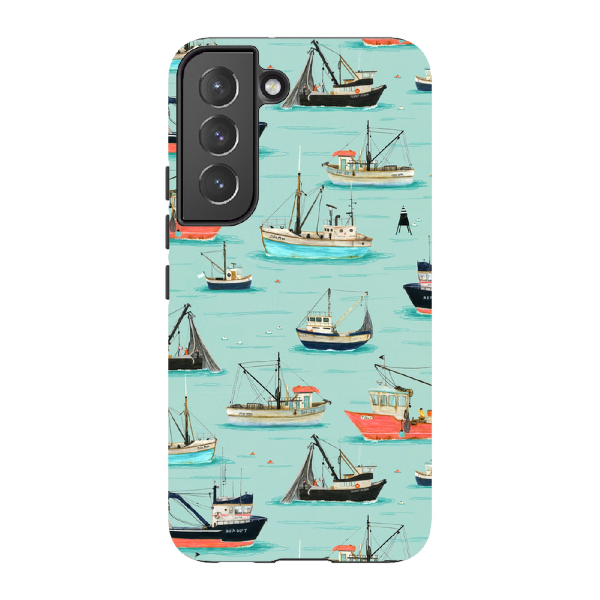 Samsung Tough Case - Fishing Boats By Katherine Quinn