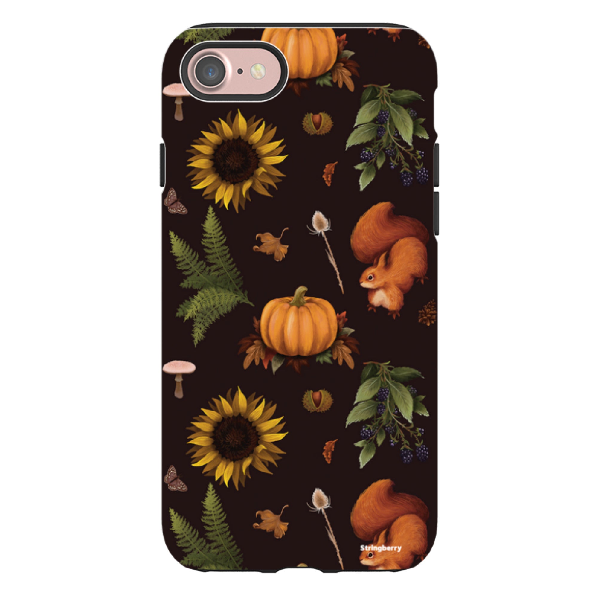 iPhone Tough Case - Autumn Pattern I By Anna Stead