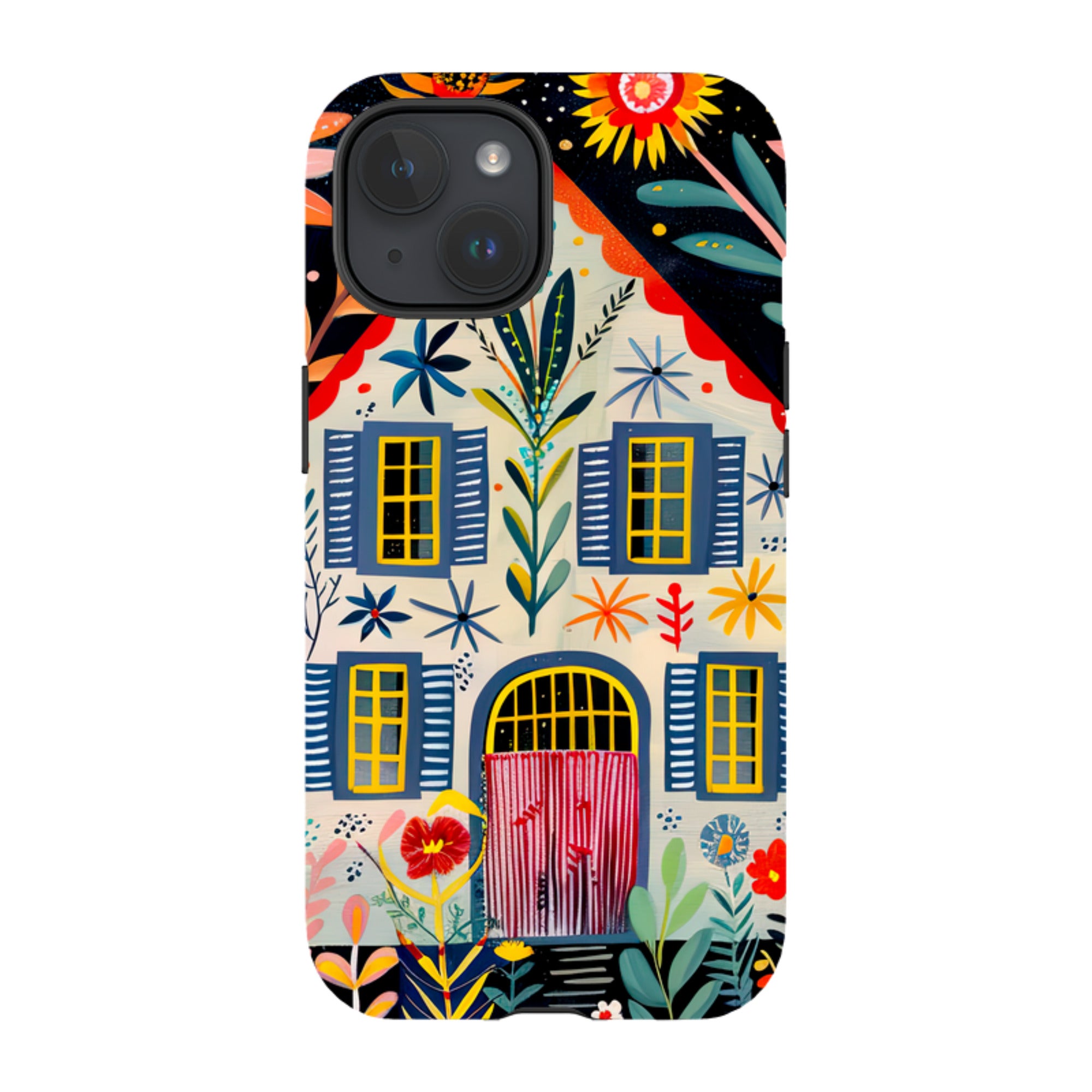 iPhone Case - Folk Art House X