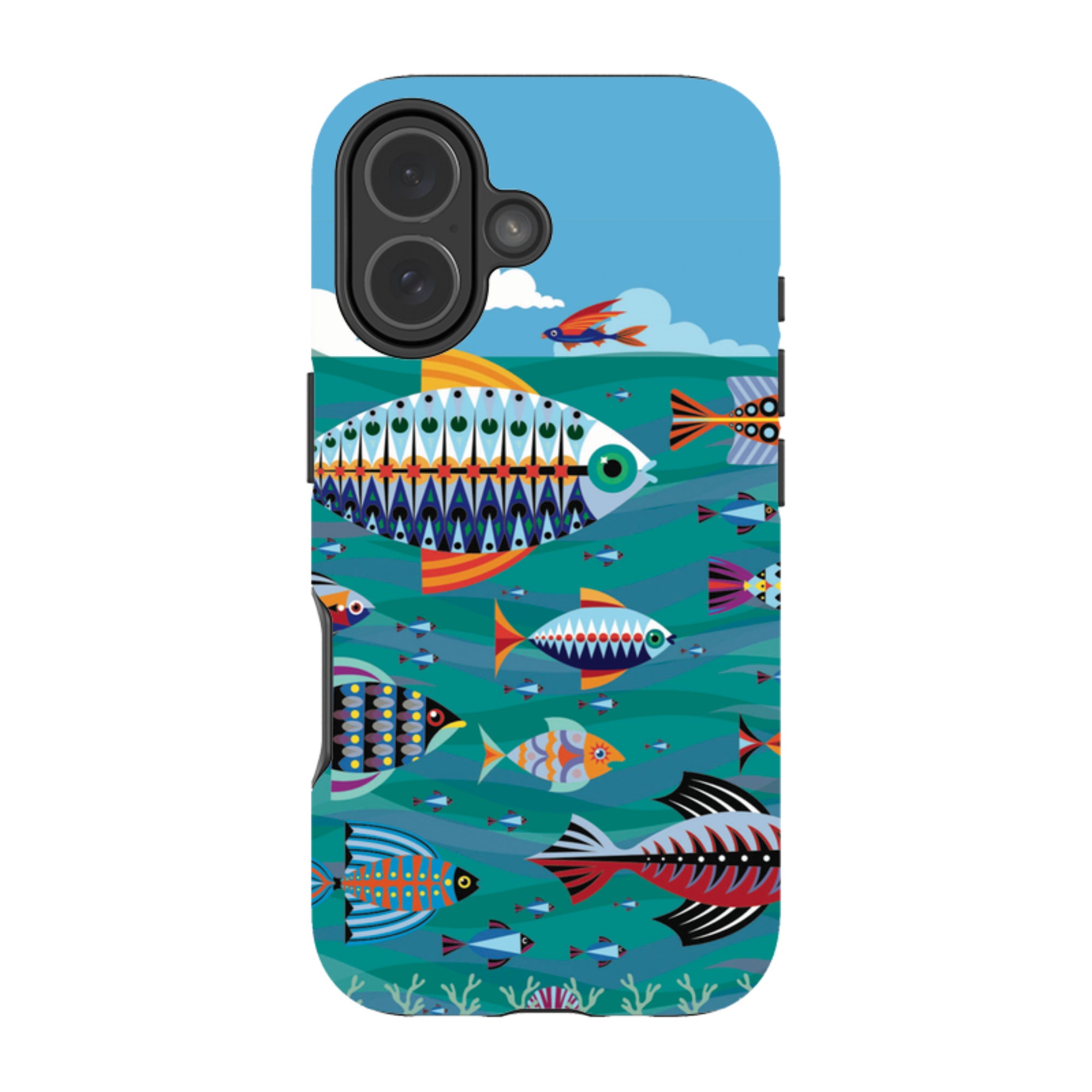 iPhone MagSafe Tough Case -  Fish By Patternista