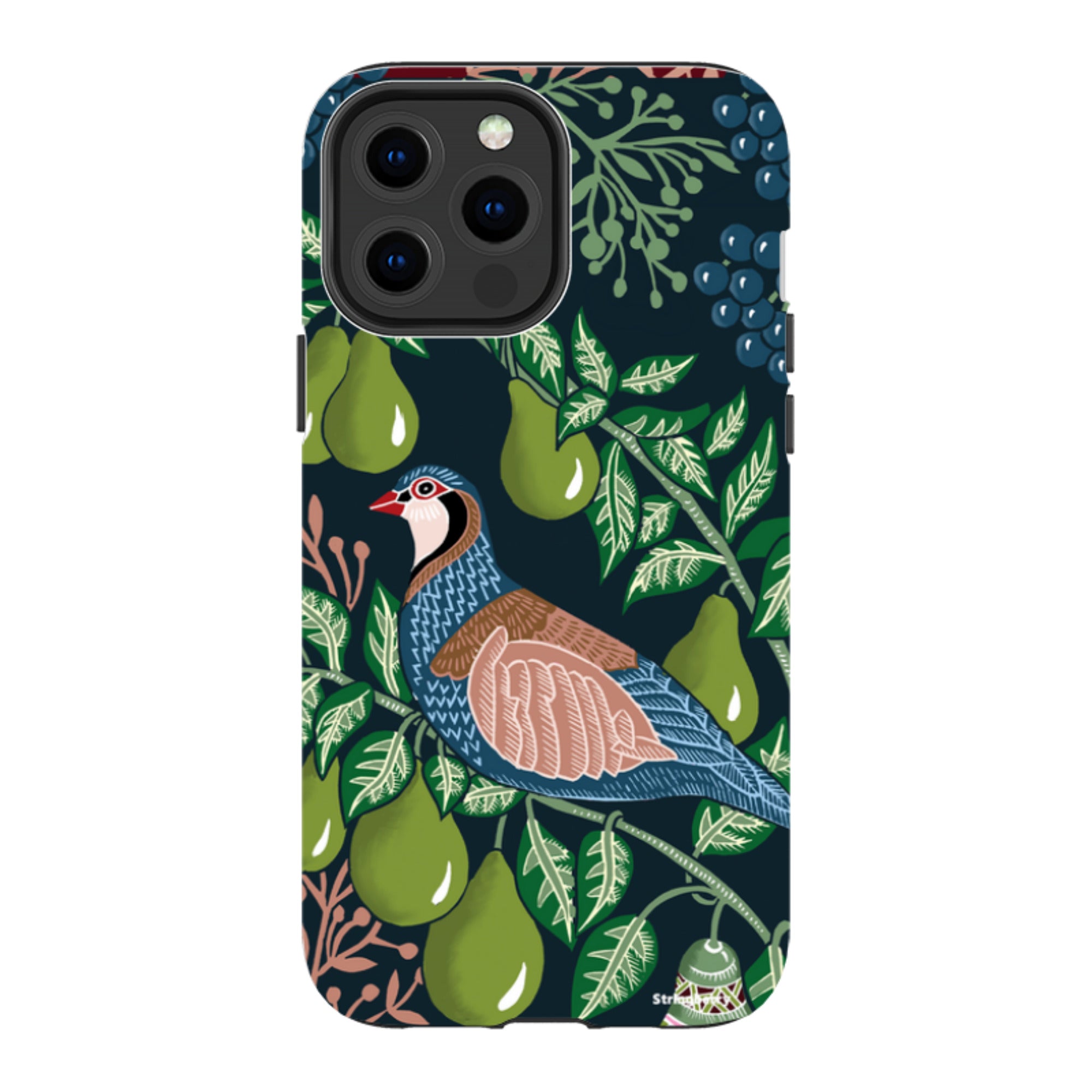 iPhone Tough Case - Partridge In Pear Tree By Kate Heiss