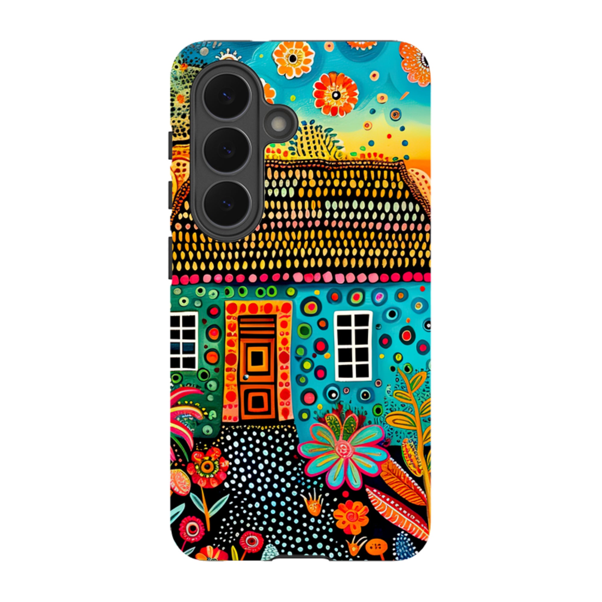 Samsung Tough Case - Folk Art House VII
