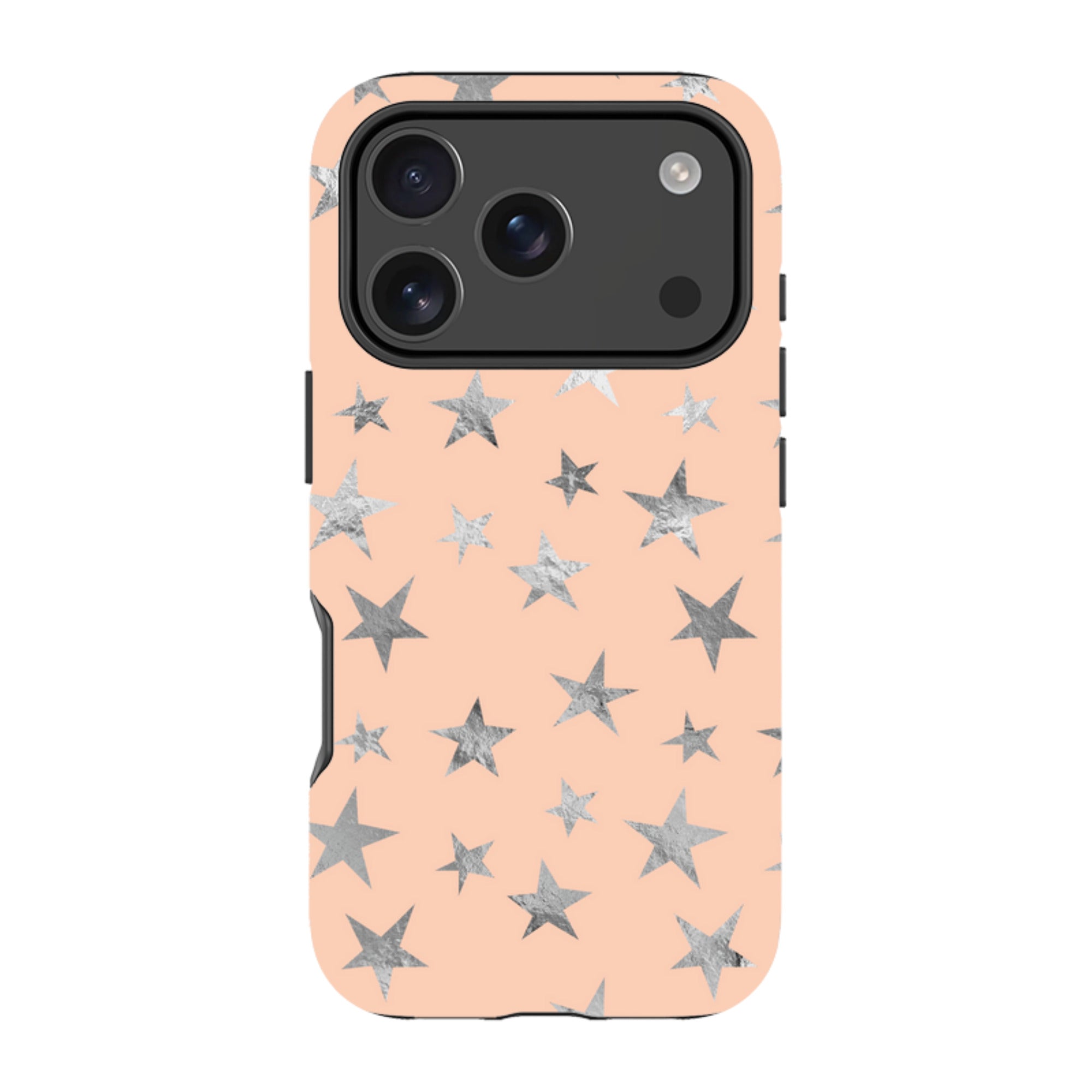 iPhone Tough Case - Pale and Silver Stars