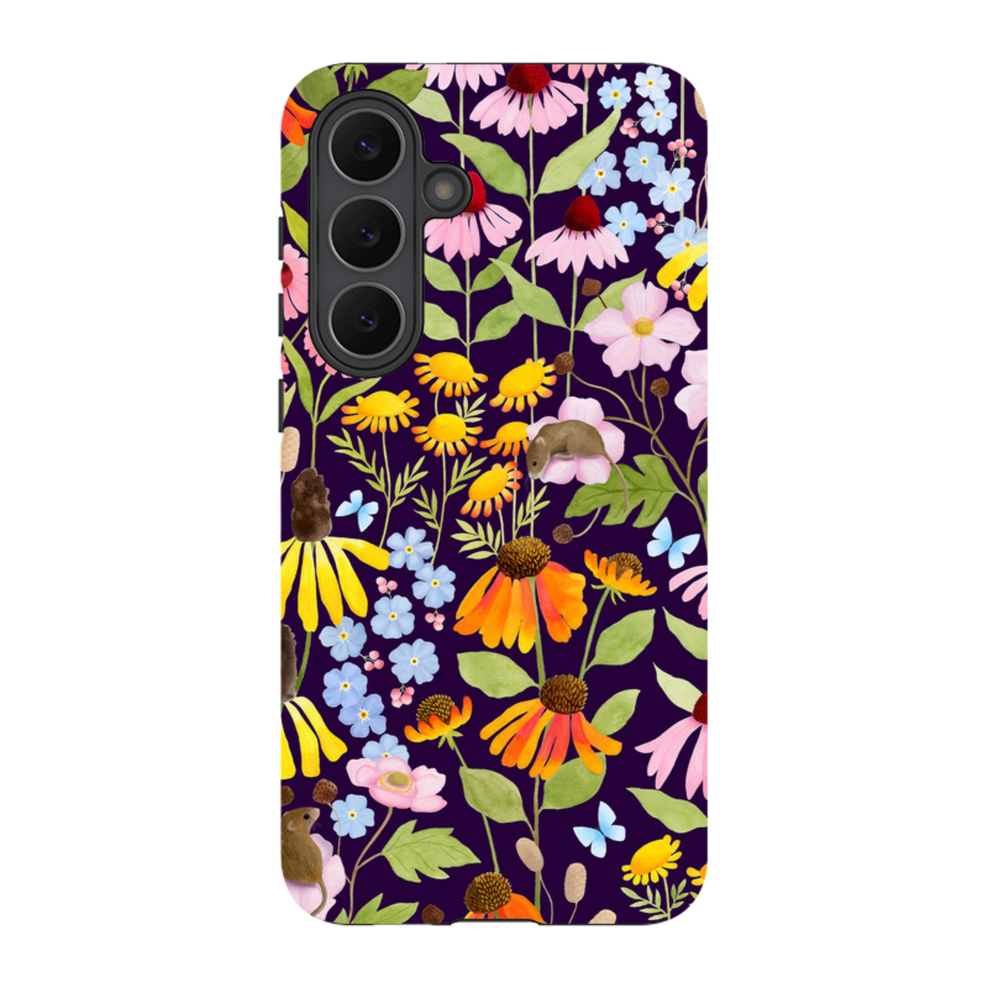 Samsung Tough Case - Mice And Wildflowers By Bex Parkin