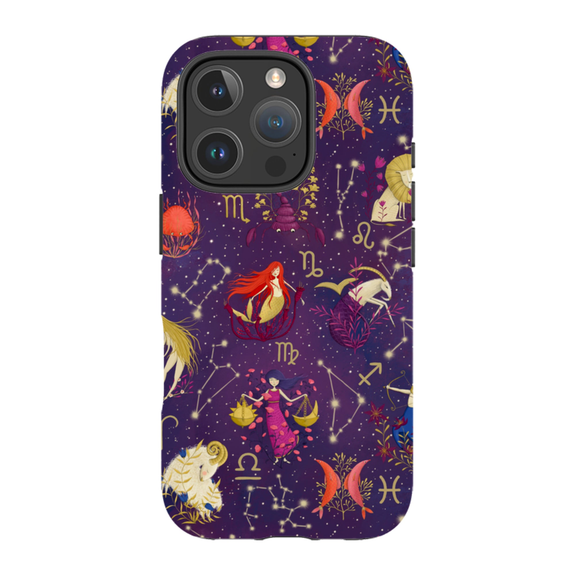 iPhone MagSafe Tough Case - Zodiac Pattern By Maja Lindberg