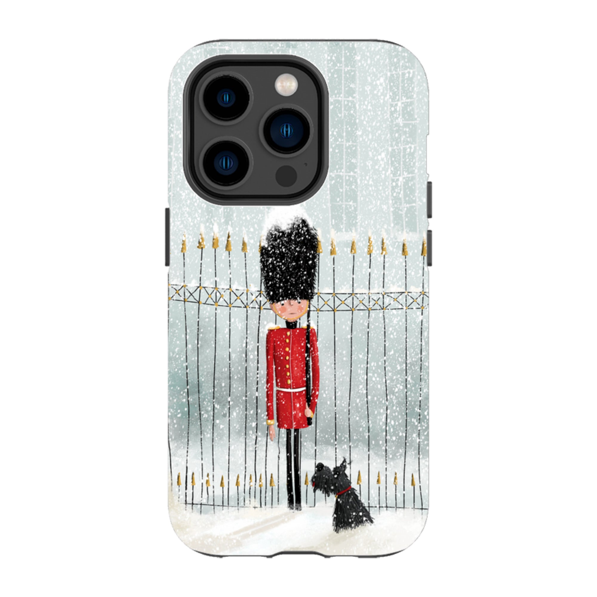 iPhone Tough Case - London In Snow By Maja Lindberg