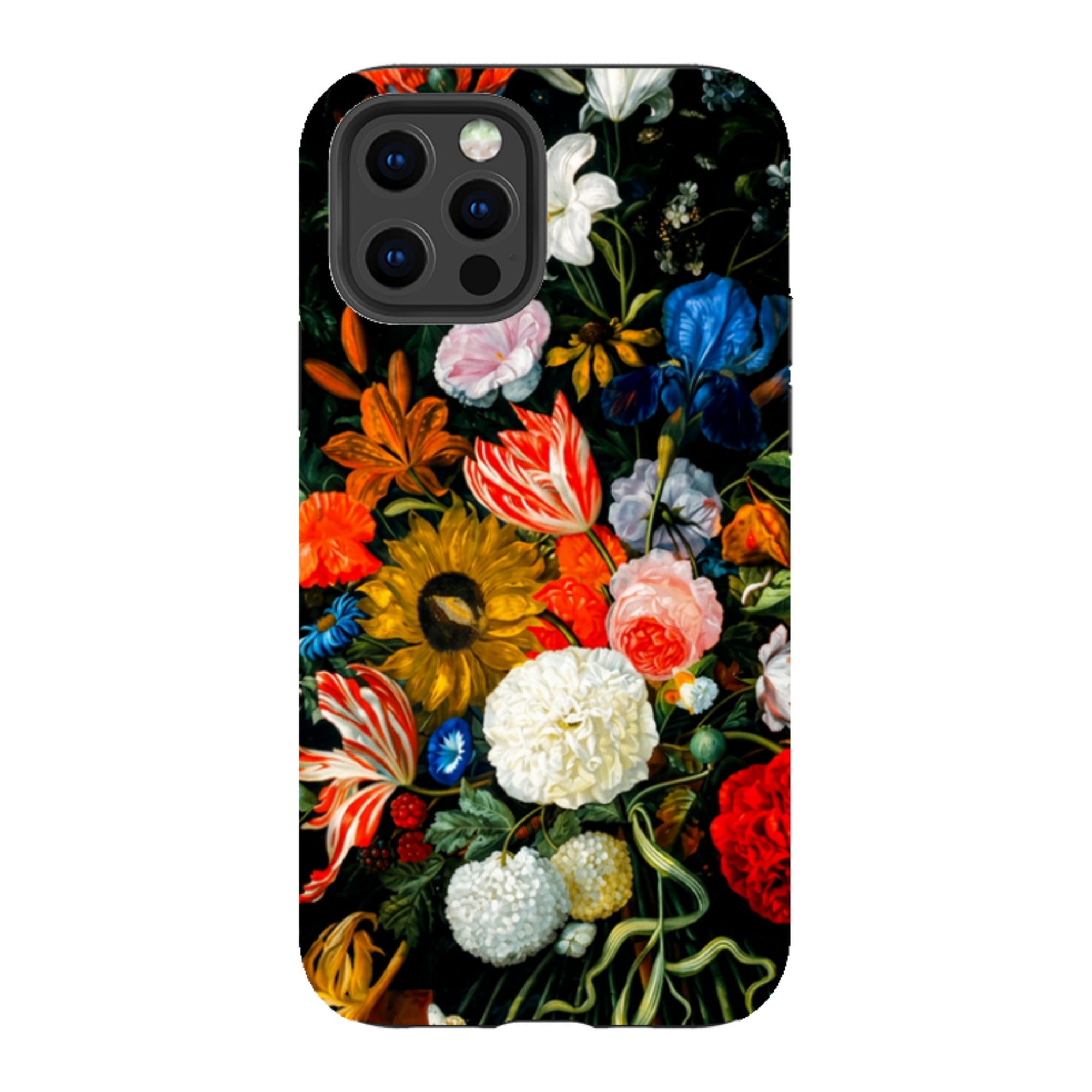 iPhone Tough Case - Still Life Tulip & Sunflower