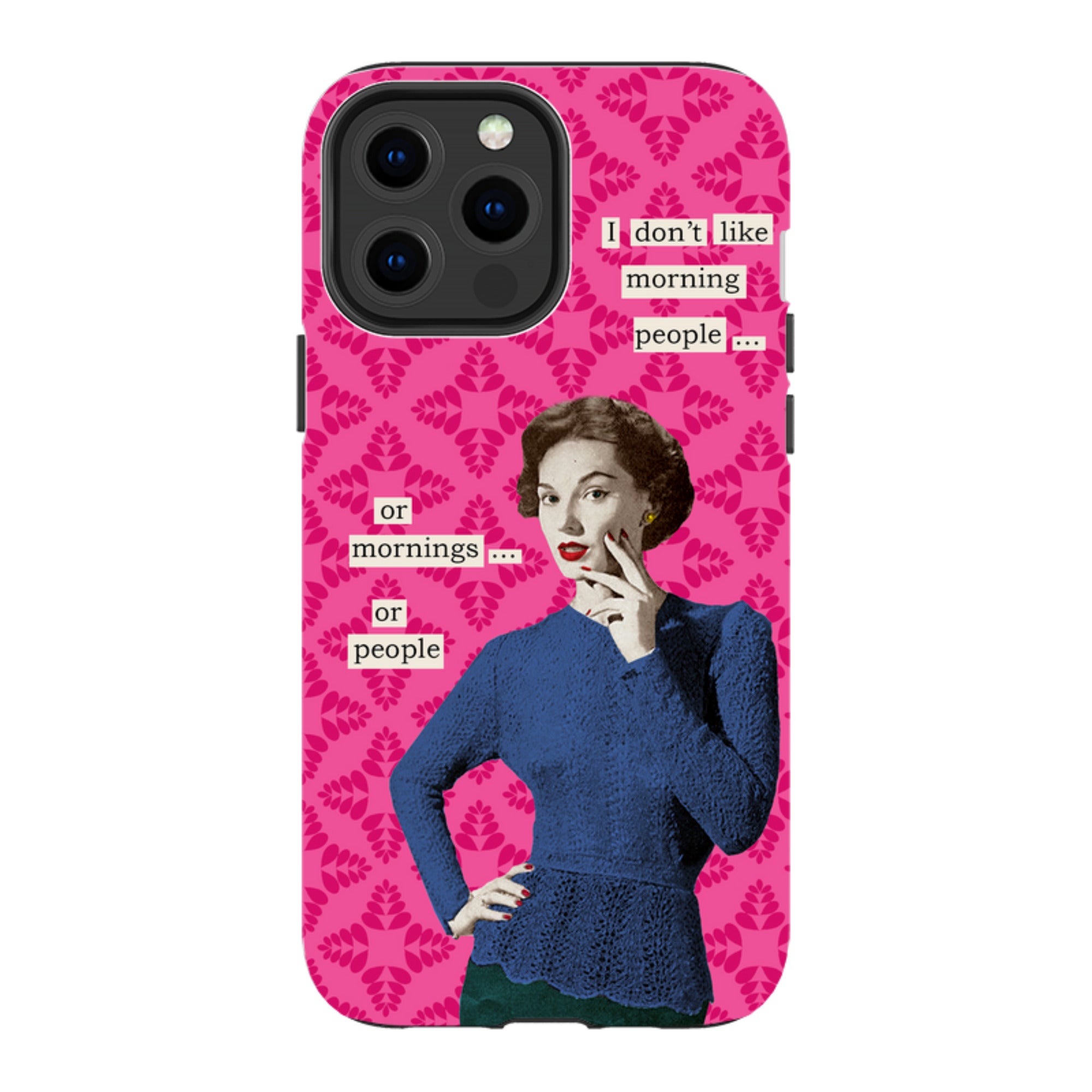 iPhone Tough Case - Morning Person By Clare Jordan