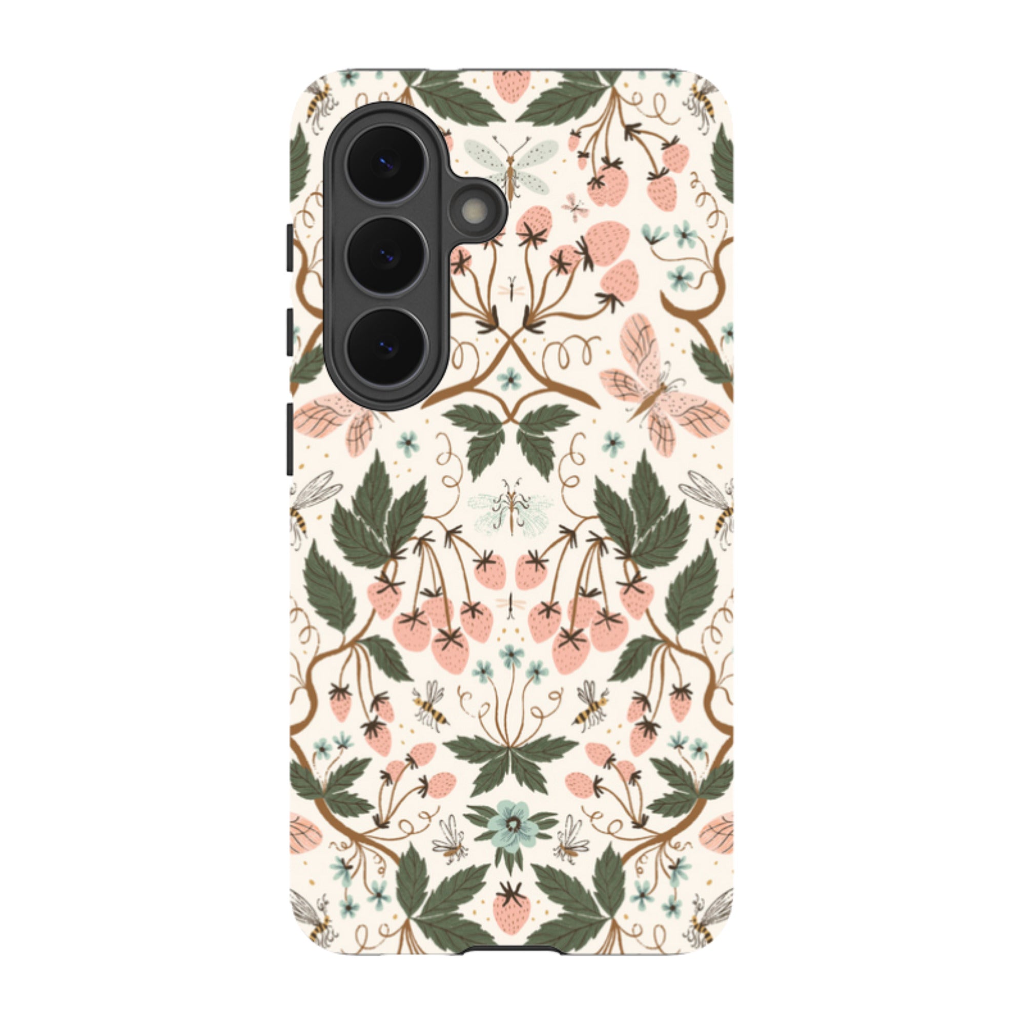 Samsung Tough Case - Bugs And Berries Pattern By Meghann Rader