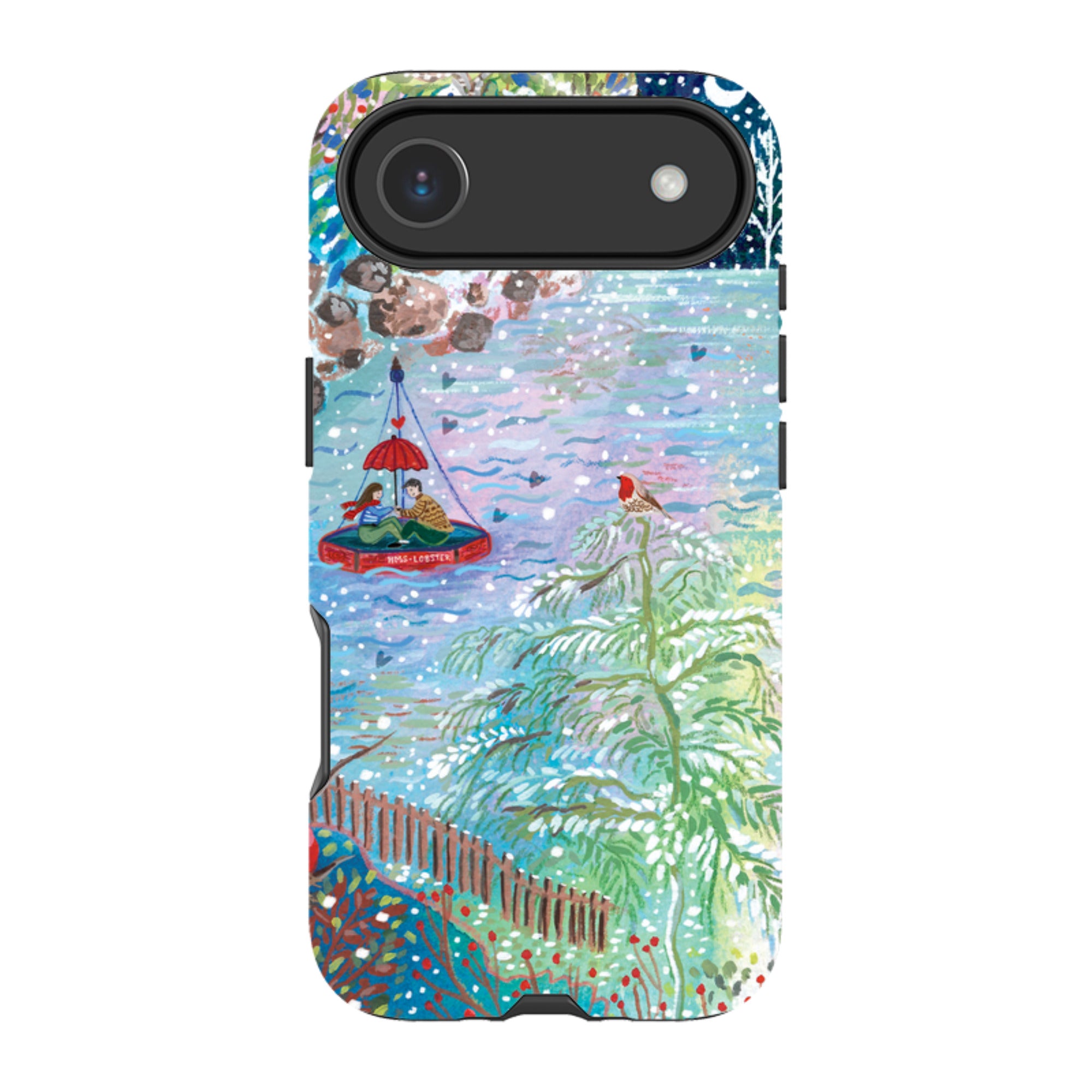 iPhone Tough Case - A Wee Winter Harbour By Emma Frances Grant