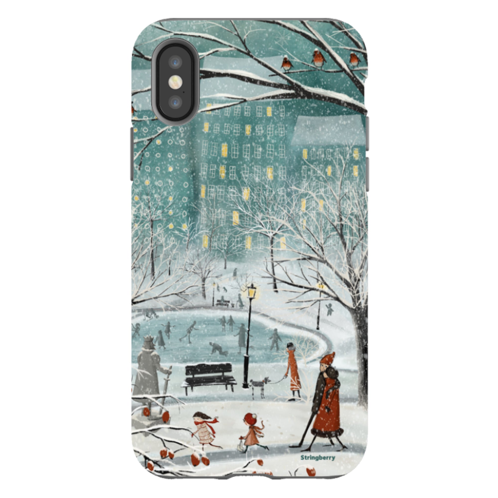 iPhone Tough Case - Walk In The Park By Maja Lindberg