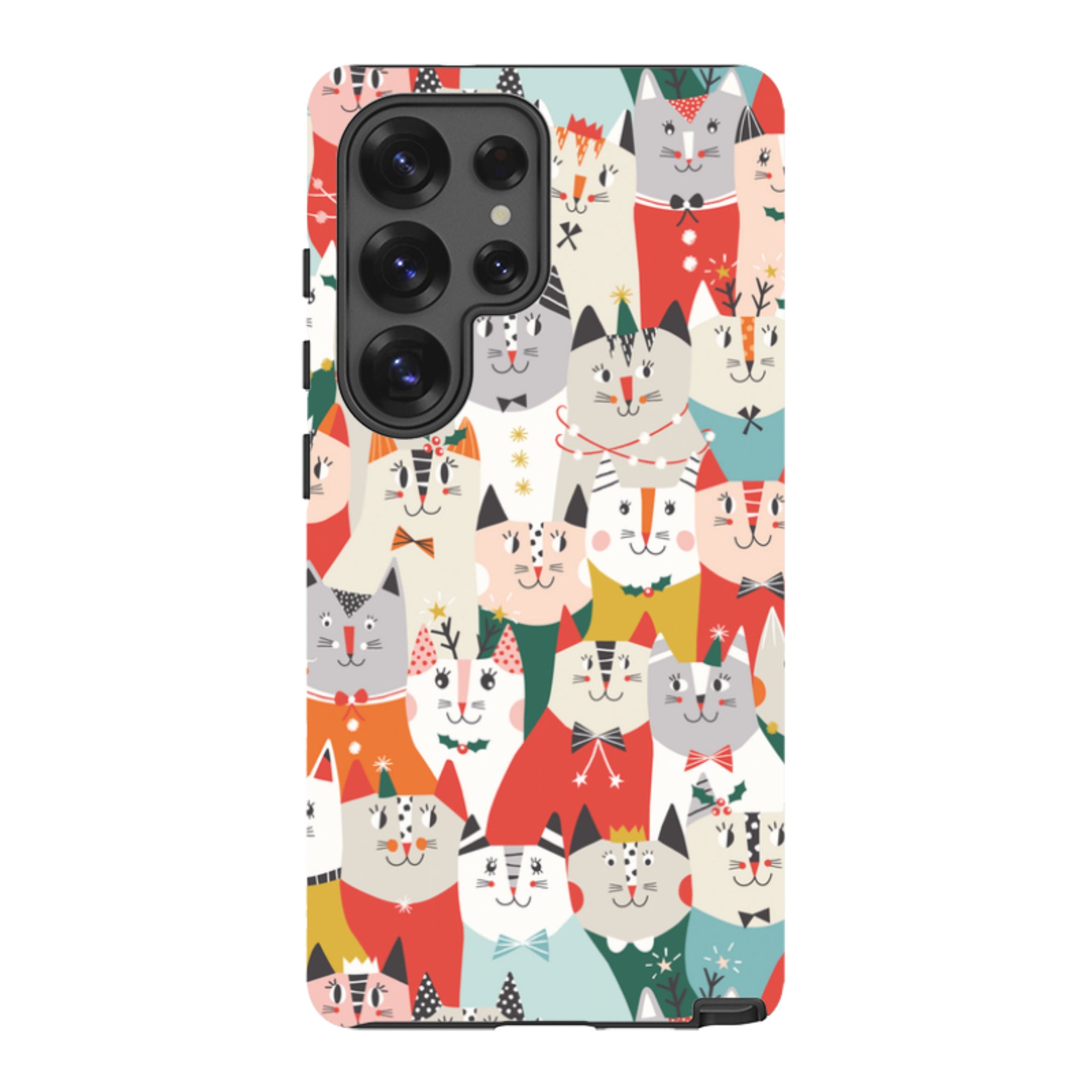 Samsung Tough Case - Christmas cats By Ali Brookes