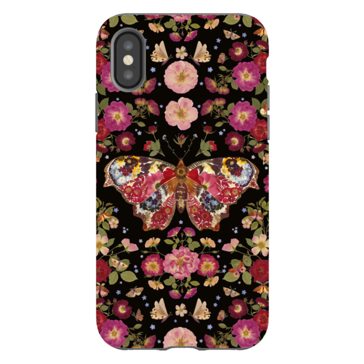 iPhone Tough Case - Midnight Butterfly By Helen Ahpornsiri