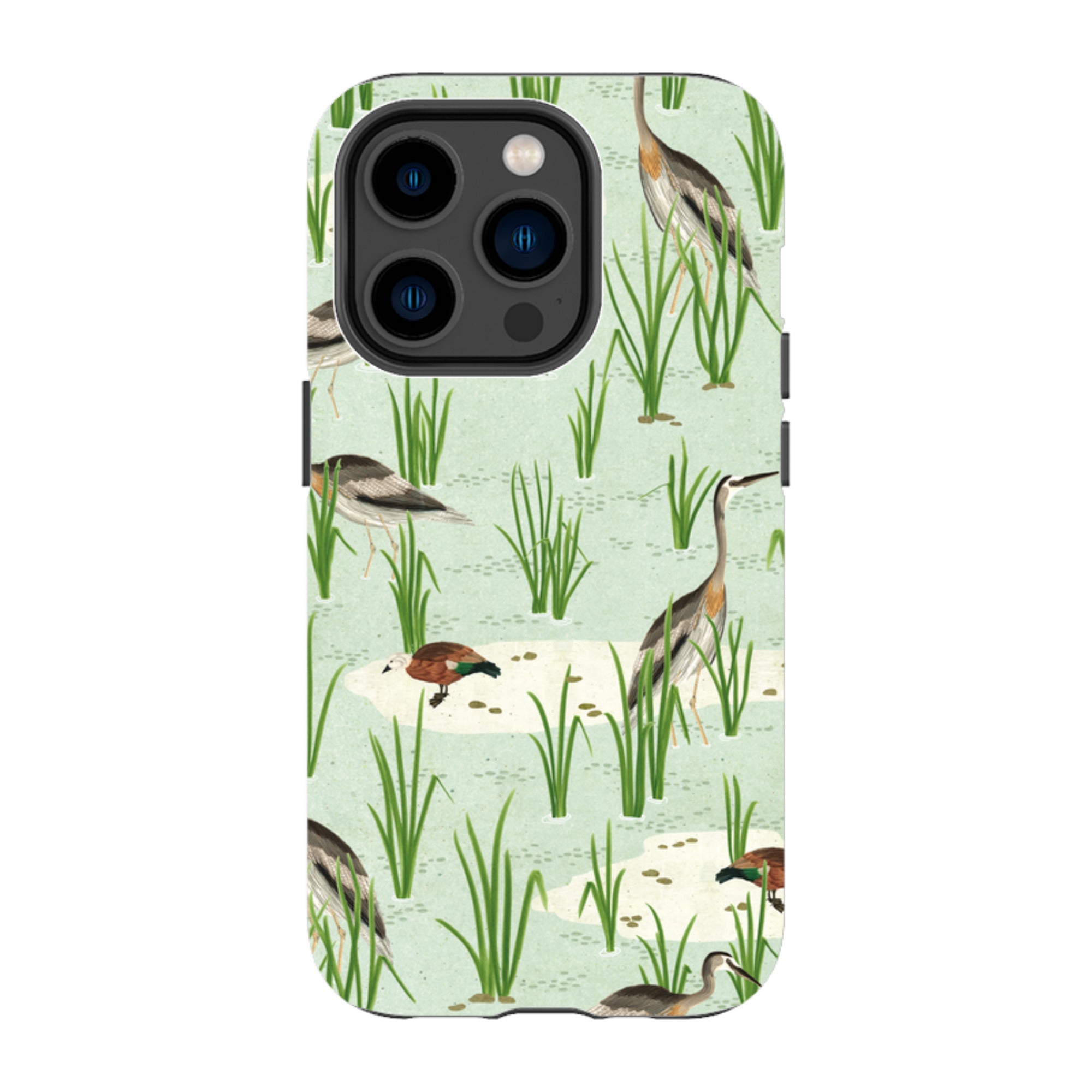 iPhone Tough Case - Wet Lands By Katherine Quinn