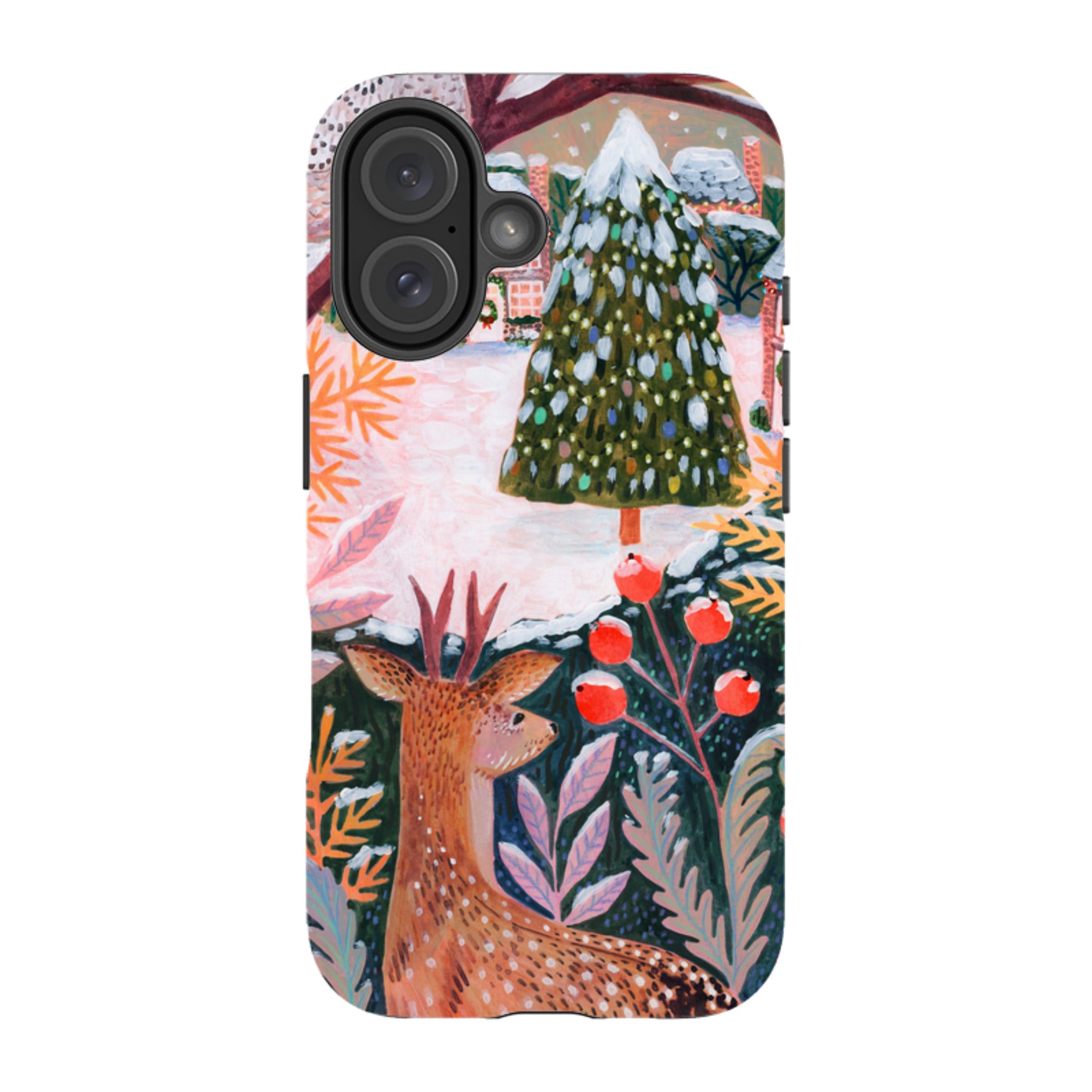 iPhone Tough Case - Deer By Lee Foster Wilson